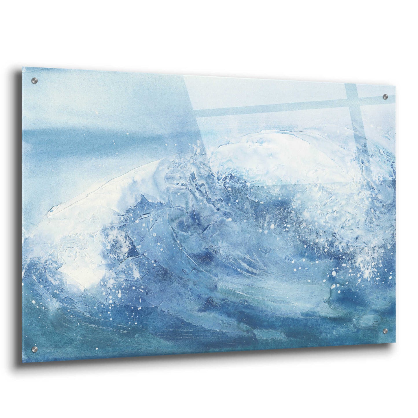 Epic Art 'In the Blue IV' by Chris Paschke, Acrylic Glass Wall Art,36x24