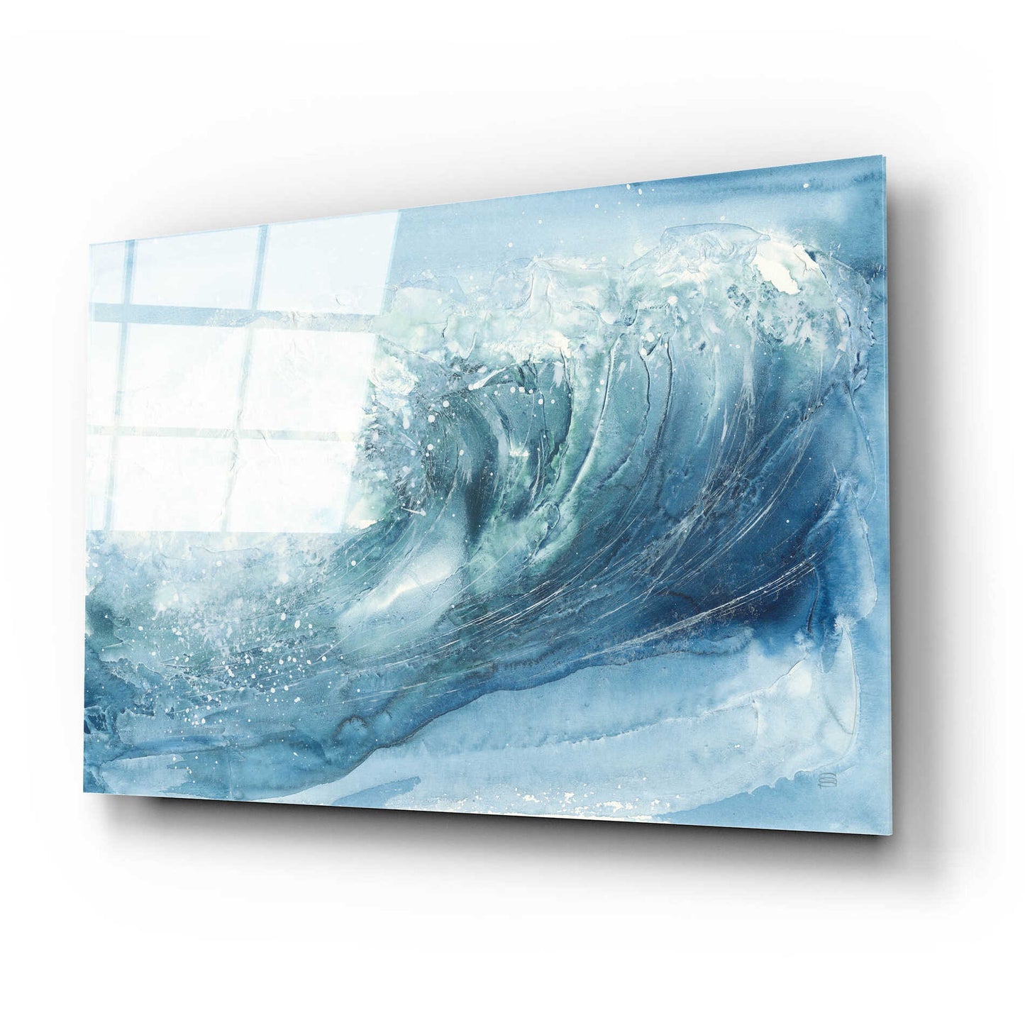 Epic Art 'In the Blue VI' by Chris Paschke, Acrylic Glass Wall Art,24x16