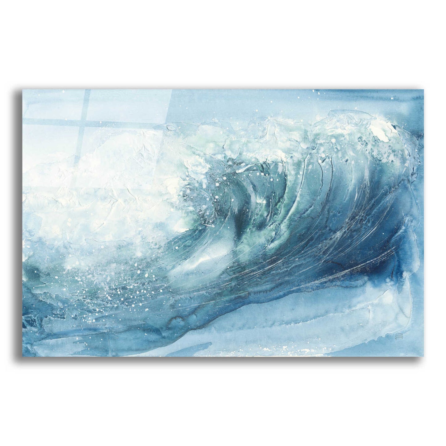 Epic Art 'In the Blue VI' by Chris Paschke, Acrylic Glass Wall Art,24x16