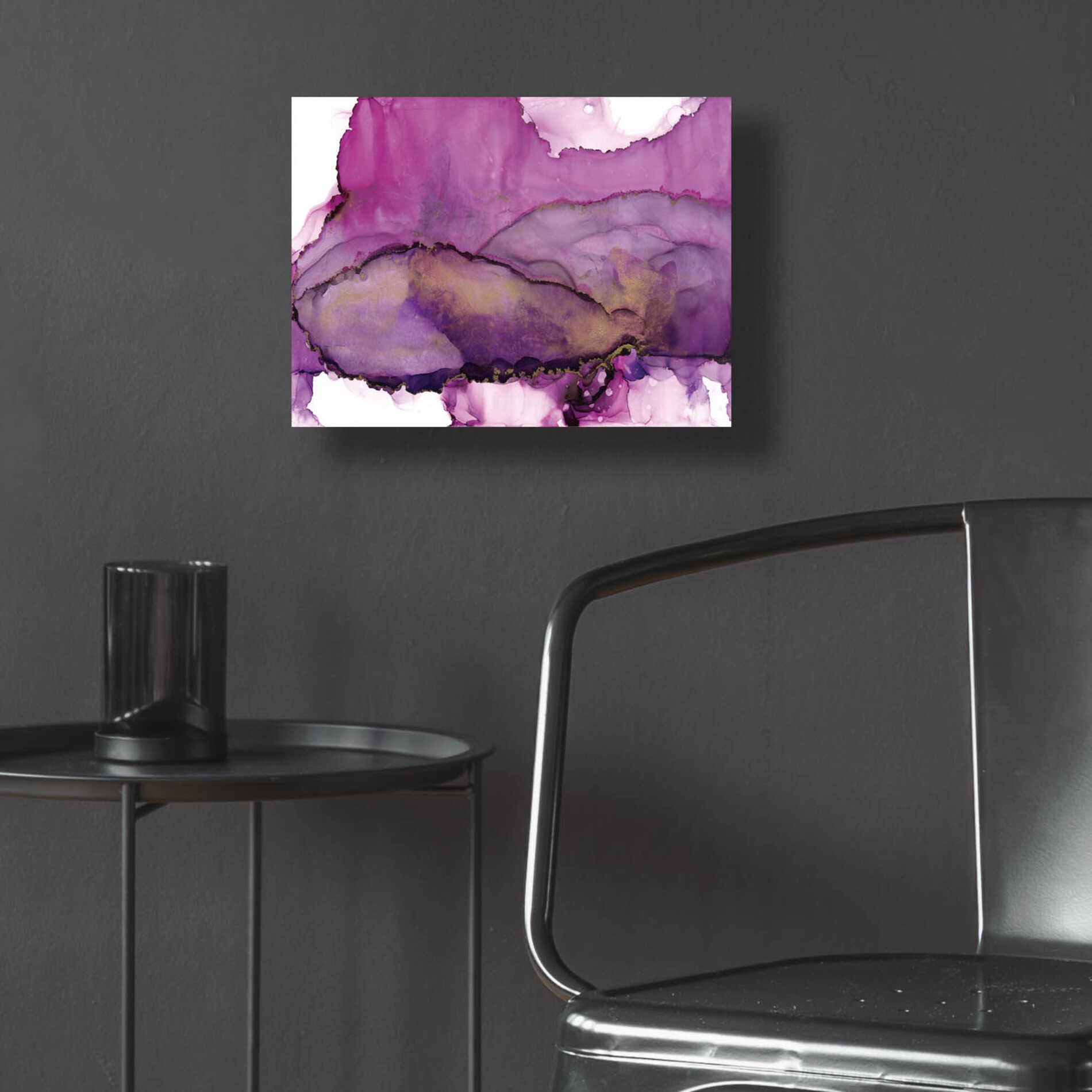 Epic Art 'Violet' by Chris Paschke, Acrylic Glass Wall Art,16x12