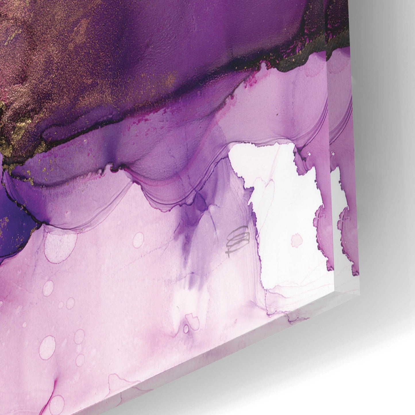 Epic Art 'Violet' by Chris Paschke, Acrylic Glass Wall Art,24x16