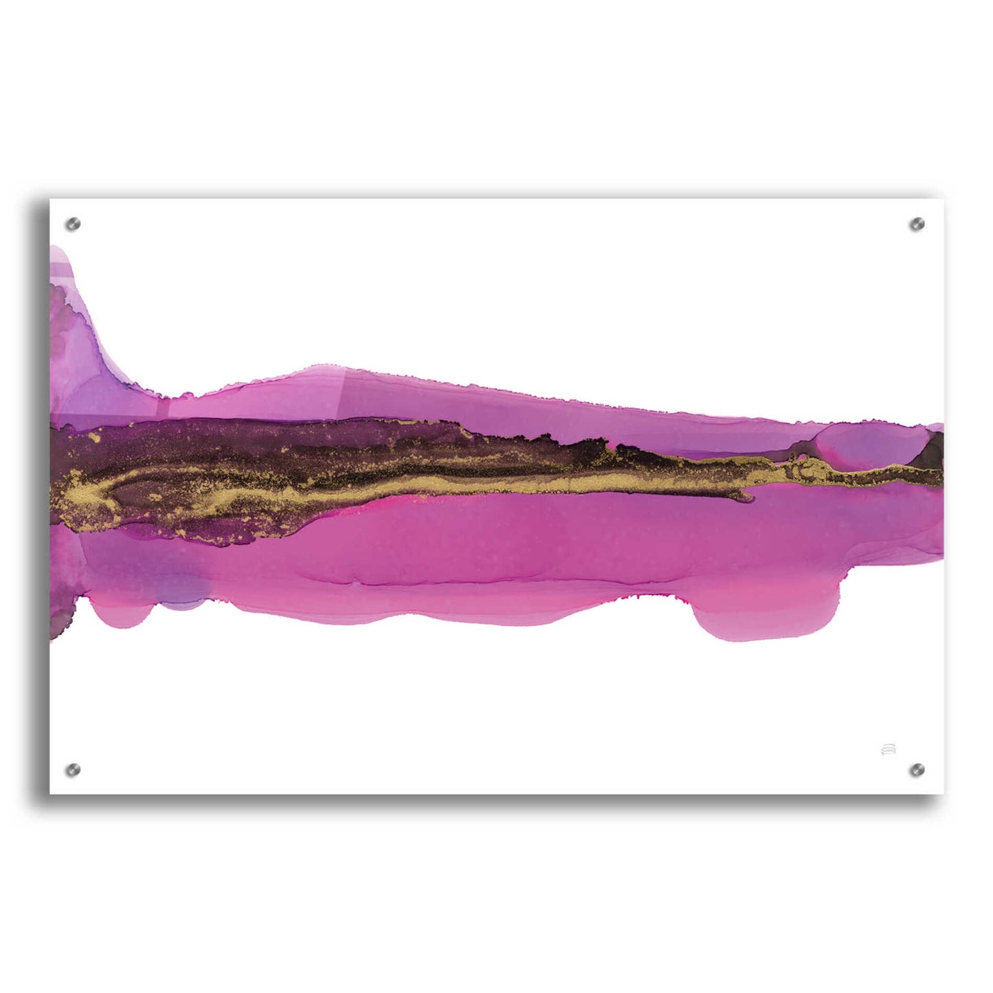 Epic Art 'Lava' by Chris Paschke, Acrylic Glass Wall Art,36x24