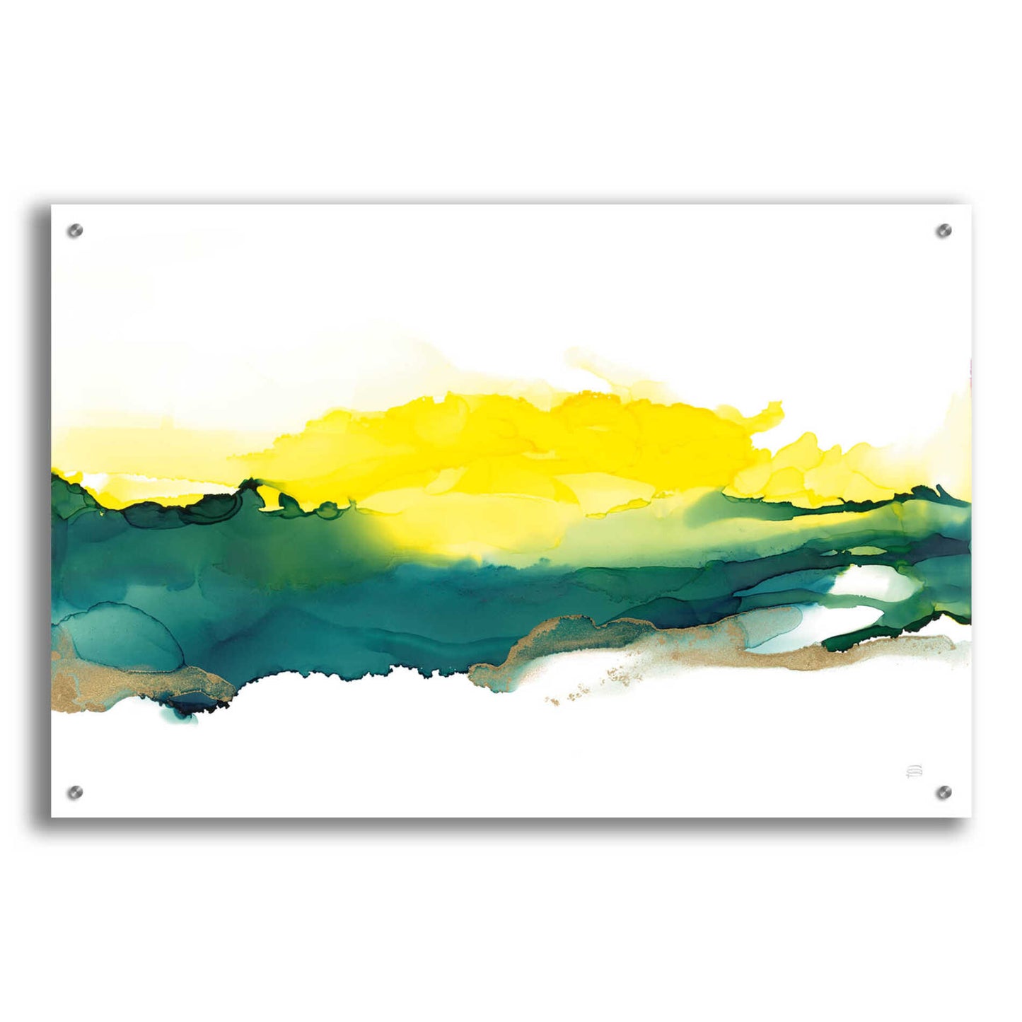 Epic Art 'Sunrise' by Chris Paschke, Acrylic Glass Wall Art,36x24