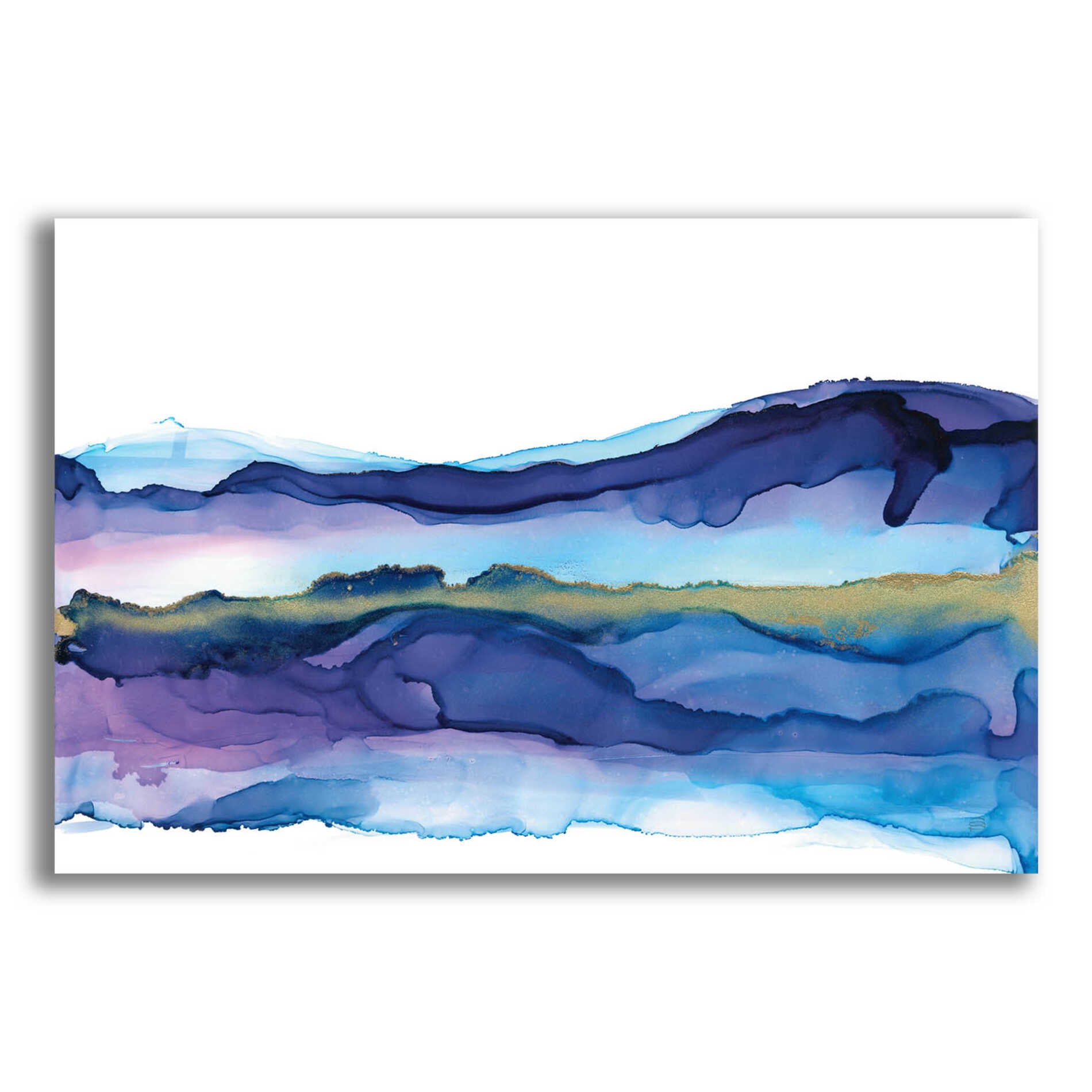 Epic Art 'Coastal Ink I' by Chris Paschke, Acrylic Glass Wall Art,24x16