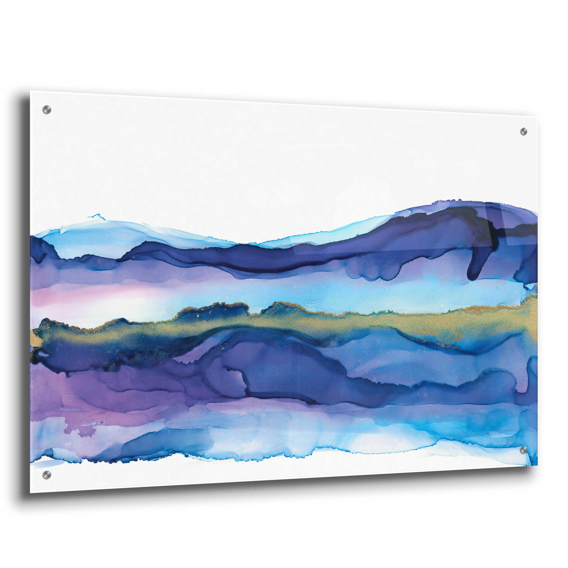 Epic Art 'Coastal Ink I' by Chris Paschke, Acrylic Glass Wall Art,36x24