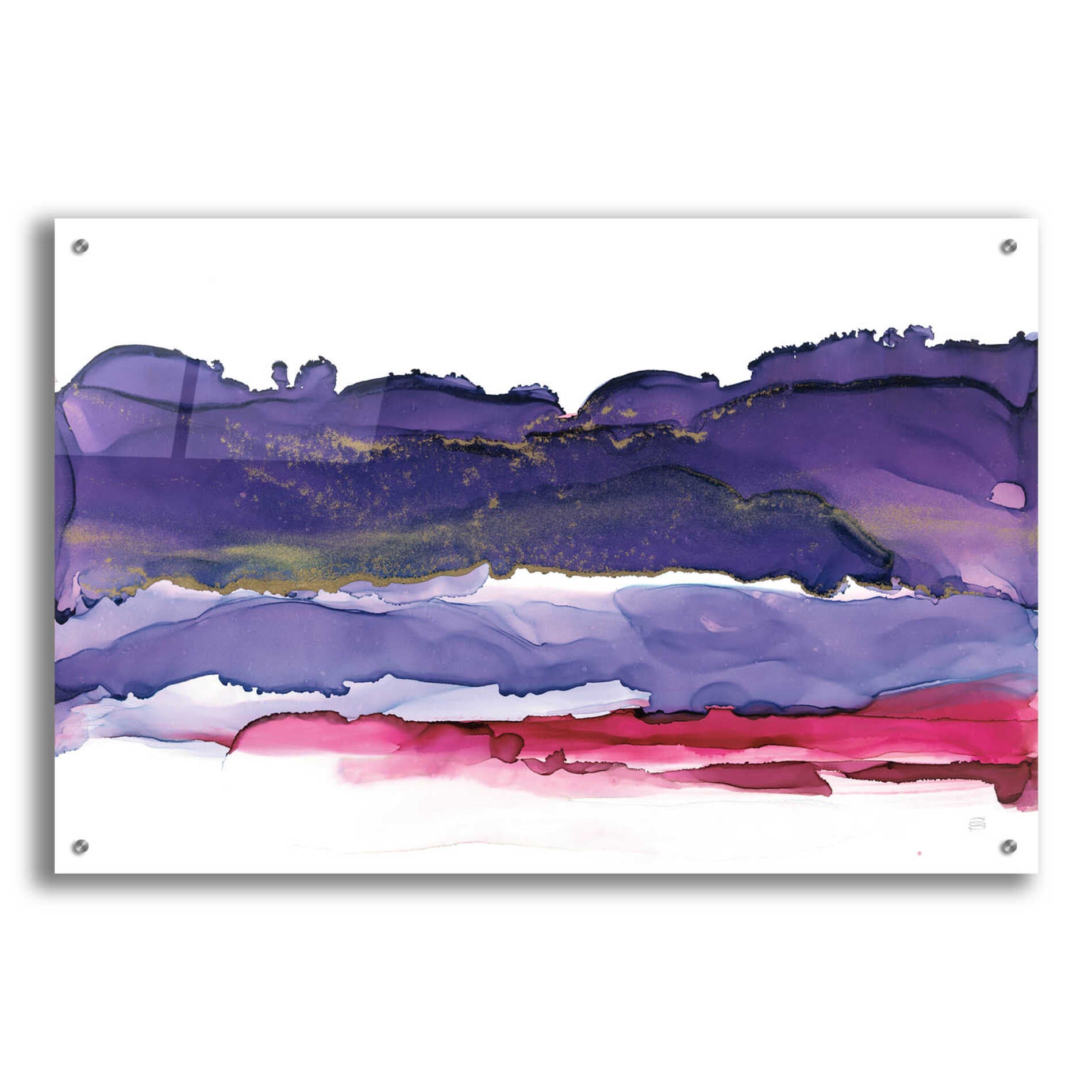 Epic Art 'Coastal Ink IV' by Chris Paschke, Acrylic Glass Wall Art,36x24
