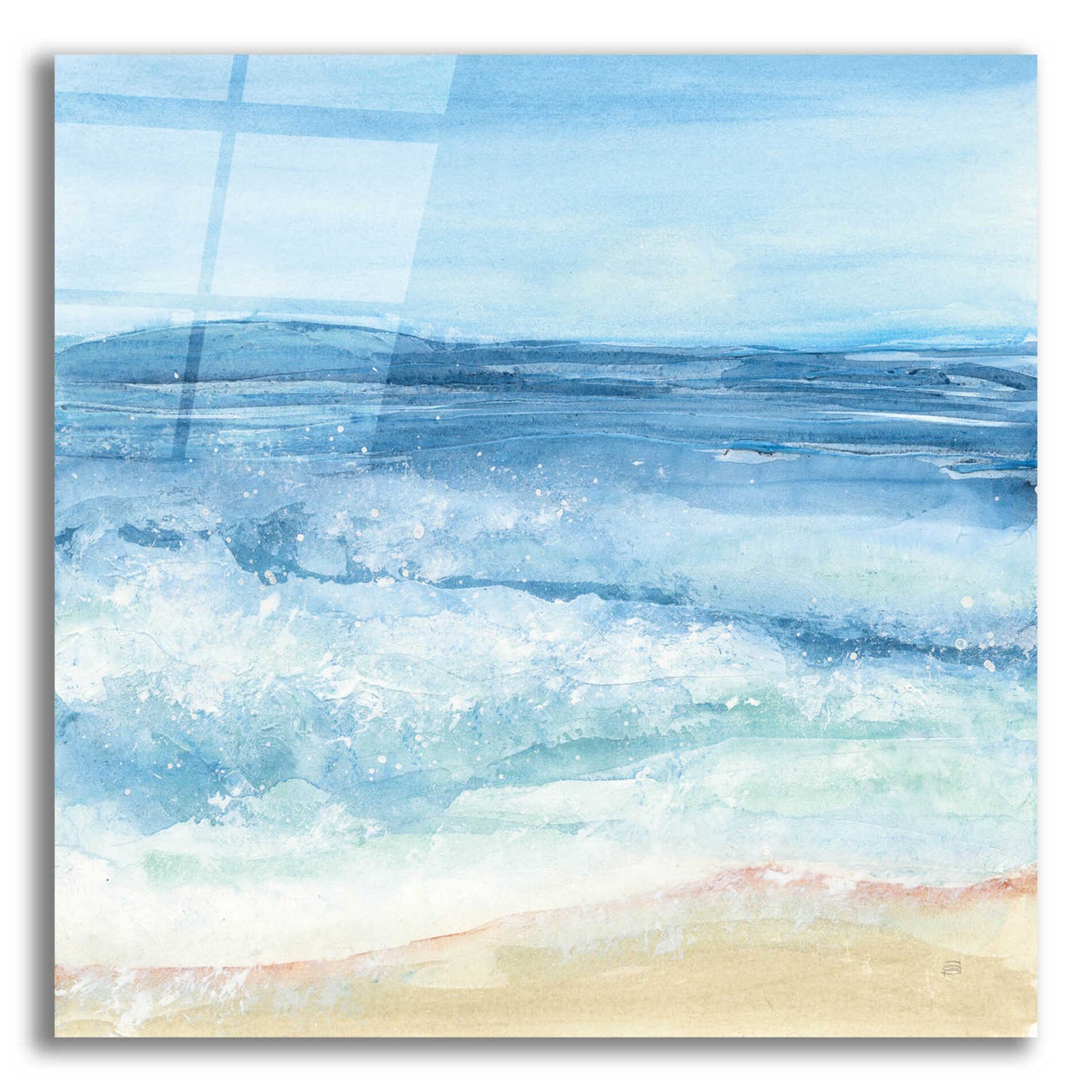 Epic Art 'Coastal III' by Chris Paschke, Acrylic Glass Wall Art,12x12