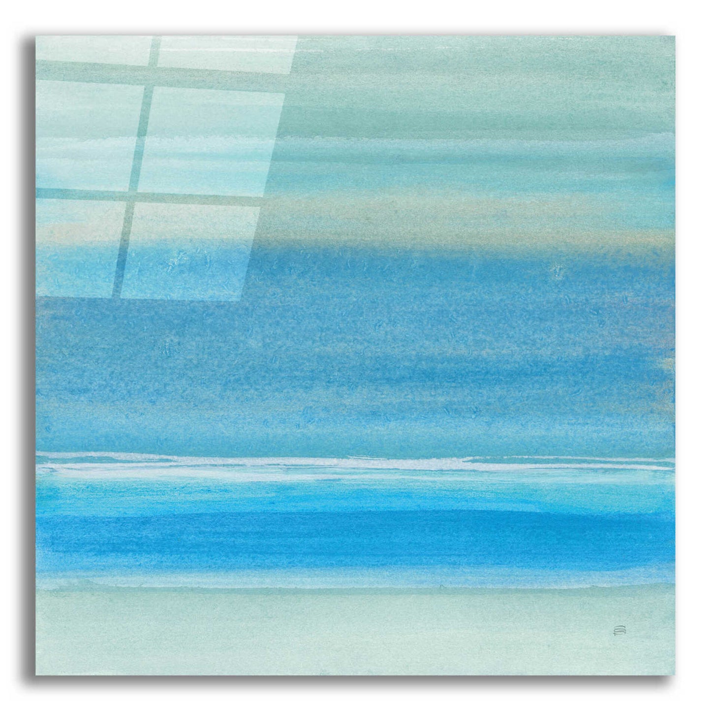 Epic Art 'Coastal Abstraction V' by Chris Paschke, Acrylic Glass Wall Art