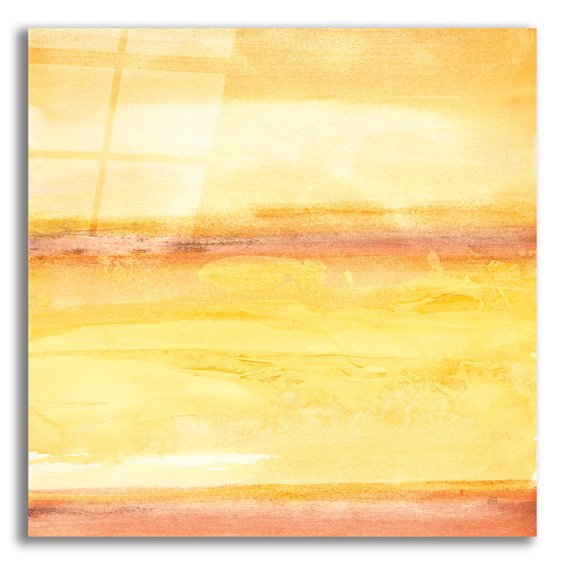 Epic Art 'Golden Sands III' by Chris Paschke, Acrylic Glass Wall Art