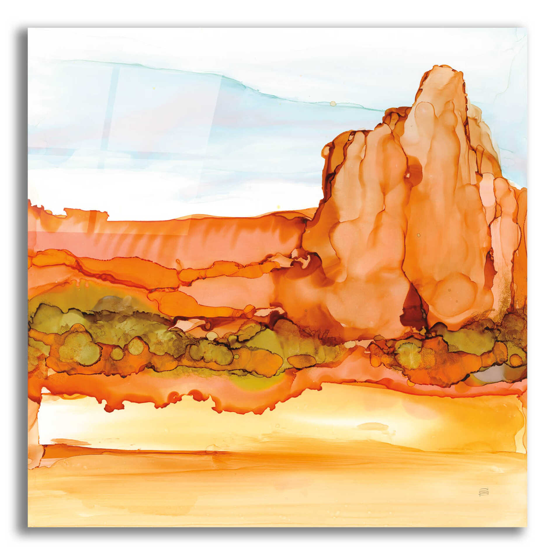 Epic Art 'Desertscape VII' by Chris Paschke, Acrylic Glass Wall Art
