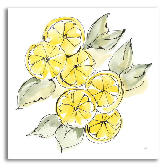 Epic Art 'Cut Lemons II' by Chris Paschke, Acrylic Glass Wall Art