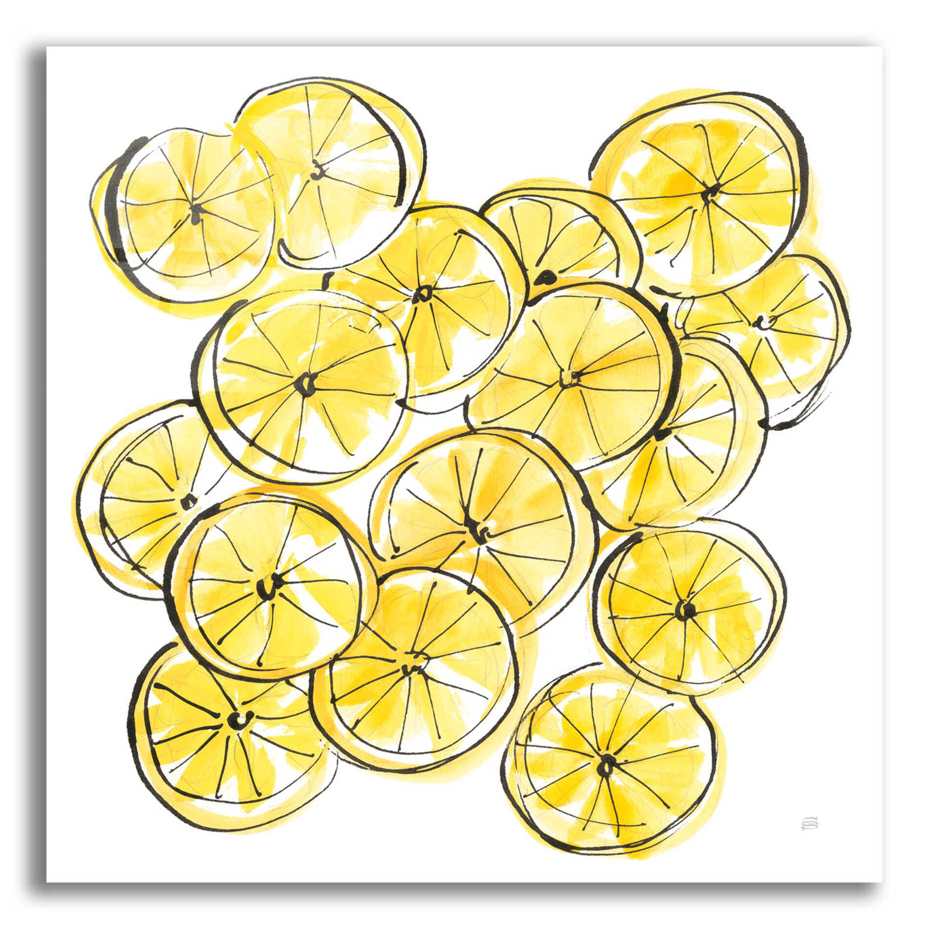 Epic Art 'Cut Lemons III' by Chris Paschke, Acrylic Glass Wall Art