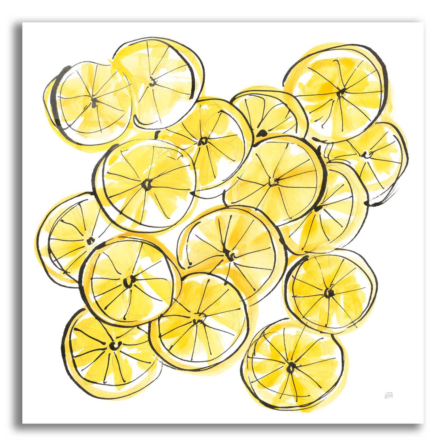 Epic Art 'Cut Lemons III' by Chris Paschke, Acrylic Glass Wall Art,24x24