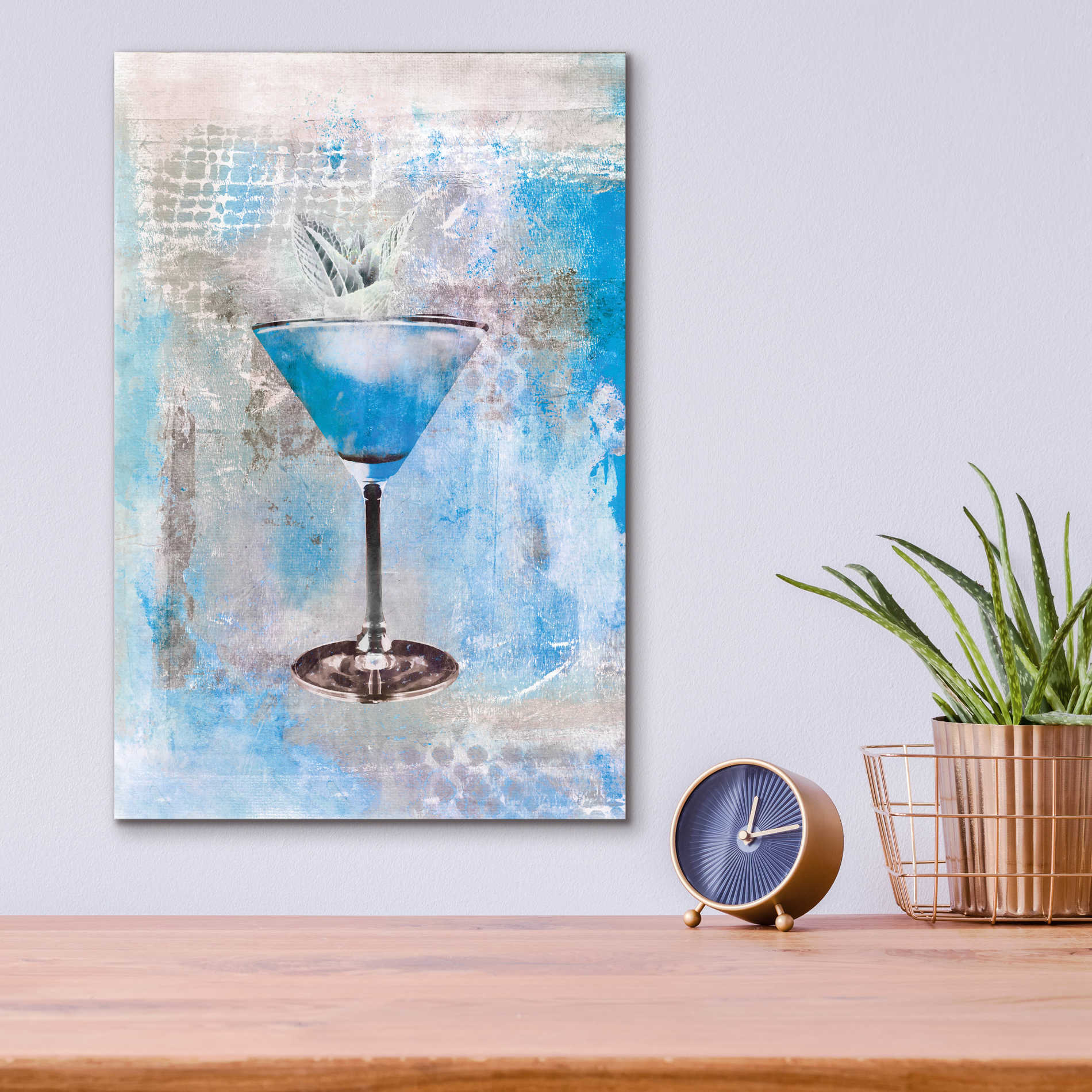 Epic Art 'Happy Sundowner' by Andrea Haase Acrylic Glass Wall Art,12x16