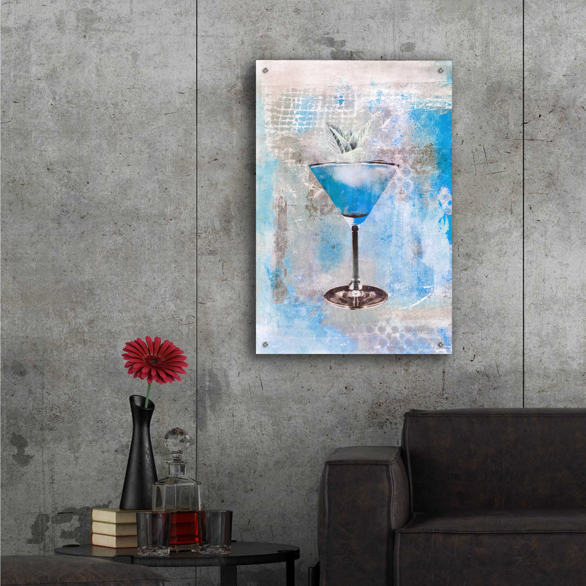 Epic Art 'Happy Sundowner' by Andrea Haase Acrylic Glass Wall Art,24x36