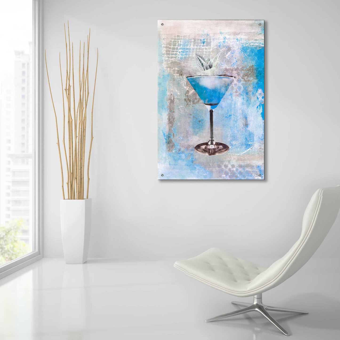 Epic Art 'Happy Sundowner' by Andrea Haase Acrylic Glass Wall Art,24x36