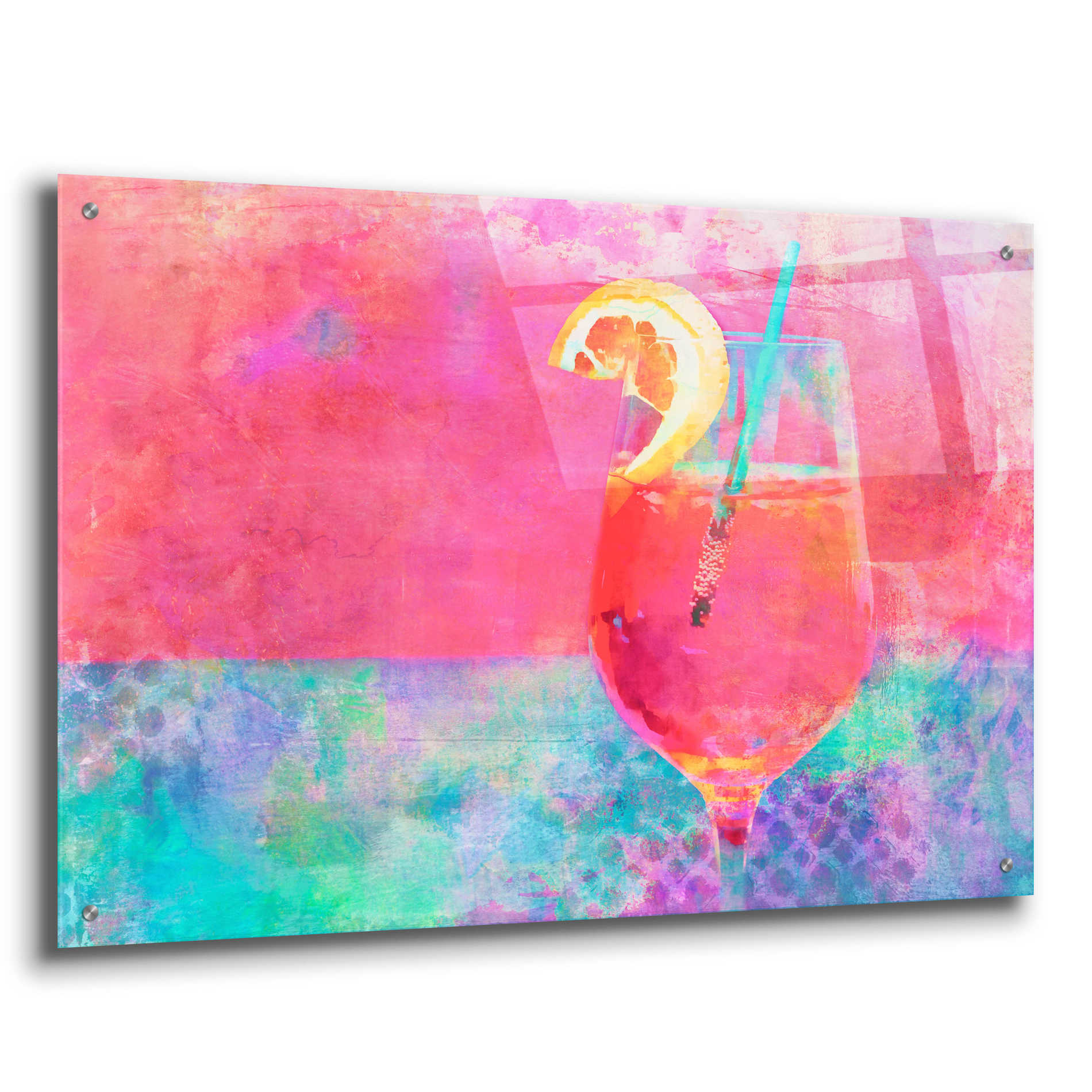 Epic Art 'Cheers' by Andrea Haase Acrylic Glass Wall Art,36x24