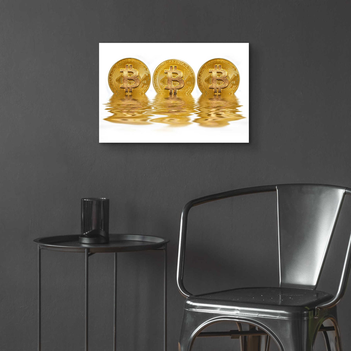 Epic Art 'Liquid Gold' by Andrea Haase Acrylic Glass Wall Art,24x16