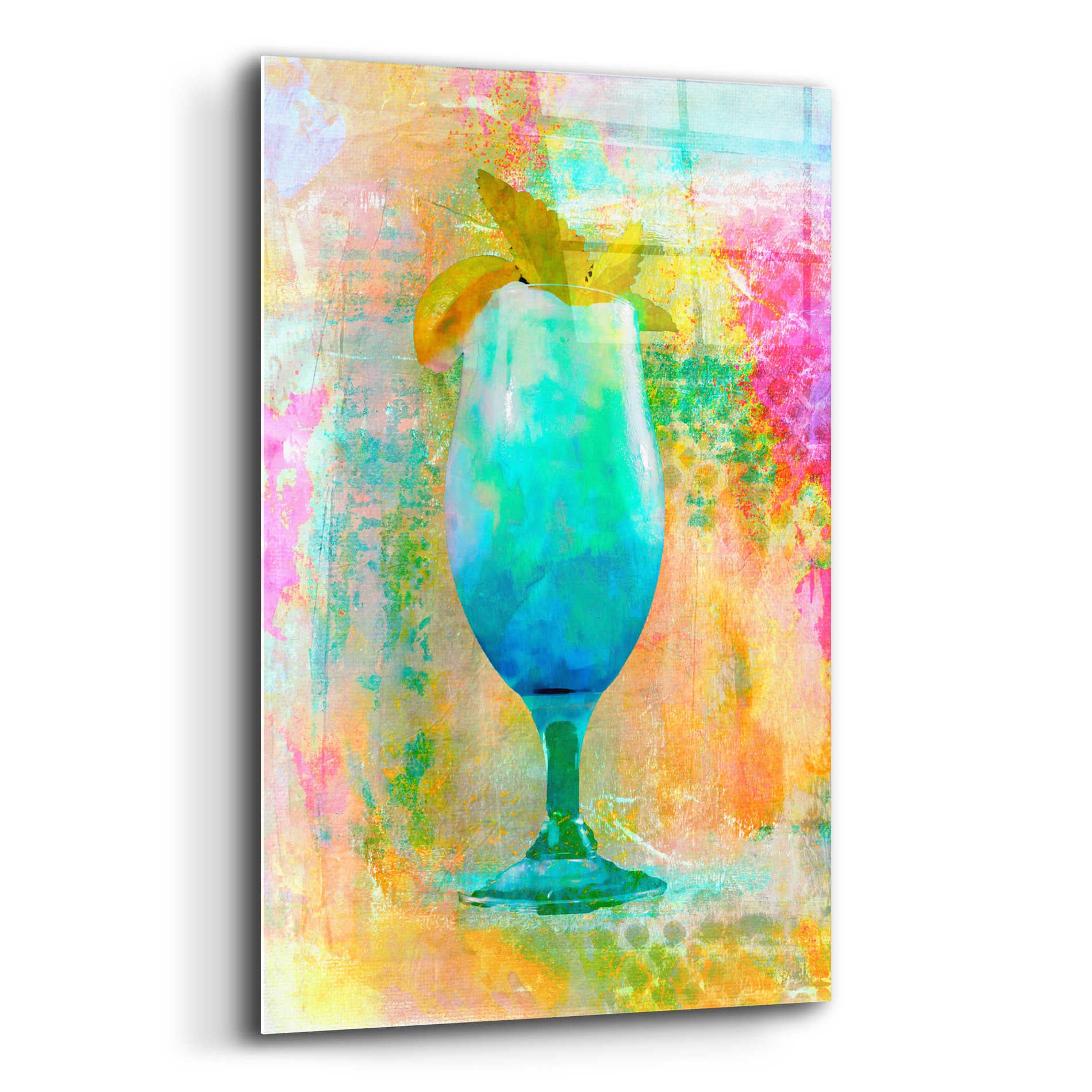 Epic Art 'Cocktail Night' by Andrea Haase Acrylic Glass Wall Art,12x16