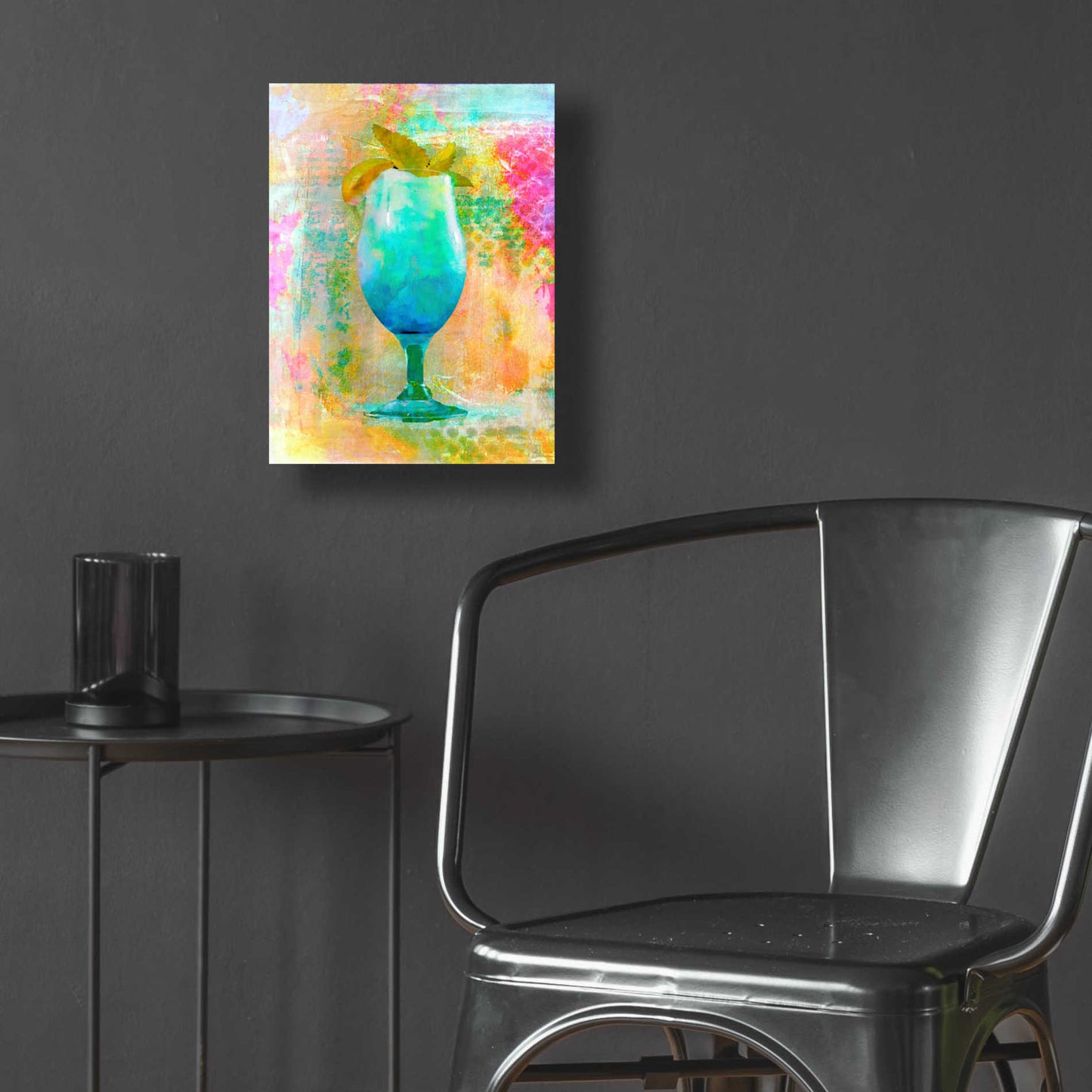 Epic Art 'Cocktail Night' by Andrea Haase Acrylic Glass Wall Art,12x16