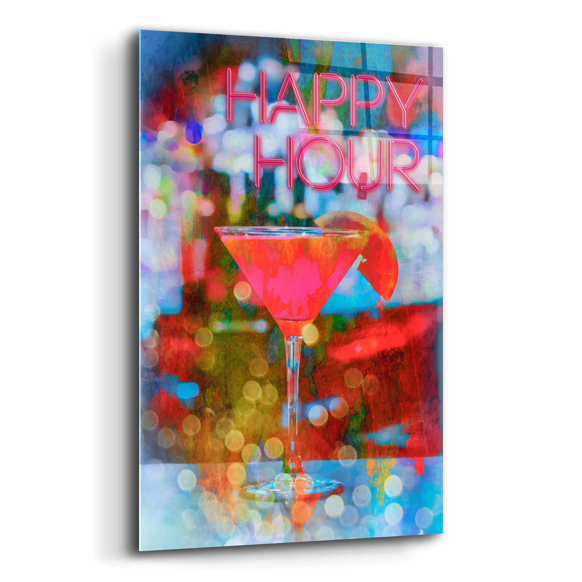 Epic Art 'Happy Hour' by Andrea Haase Acrylic Glass Wall Art,12x16