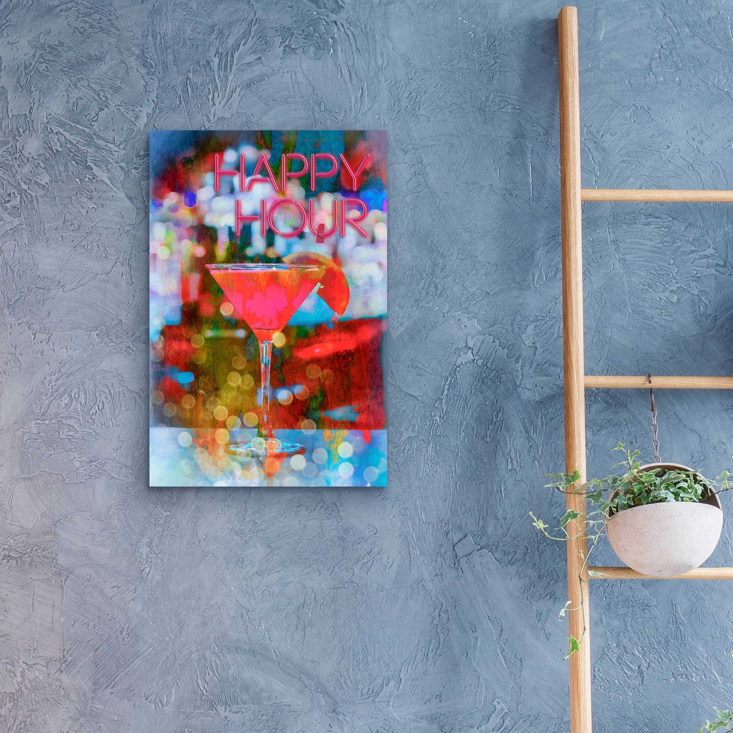 Epic Art 'Happy Hour' by Andrea Haase Acrylic Glass Wall Art,16x24