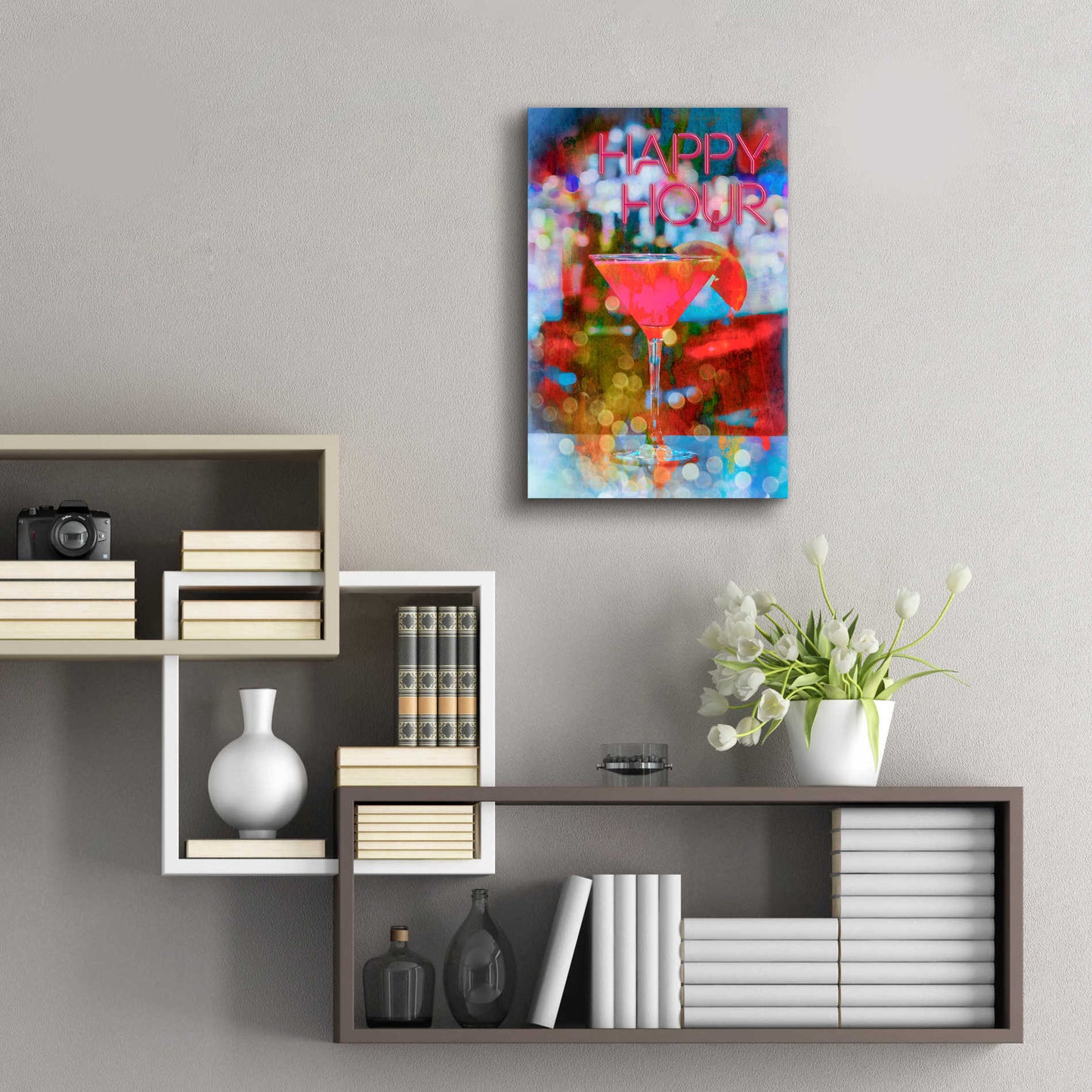 Epic Art 'Happy Hour' by Andrea Haase Acrylic Glass Wall Art,16x24