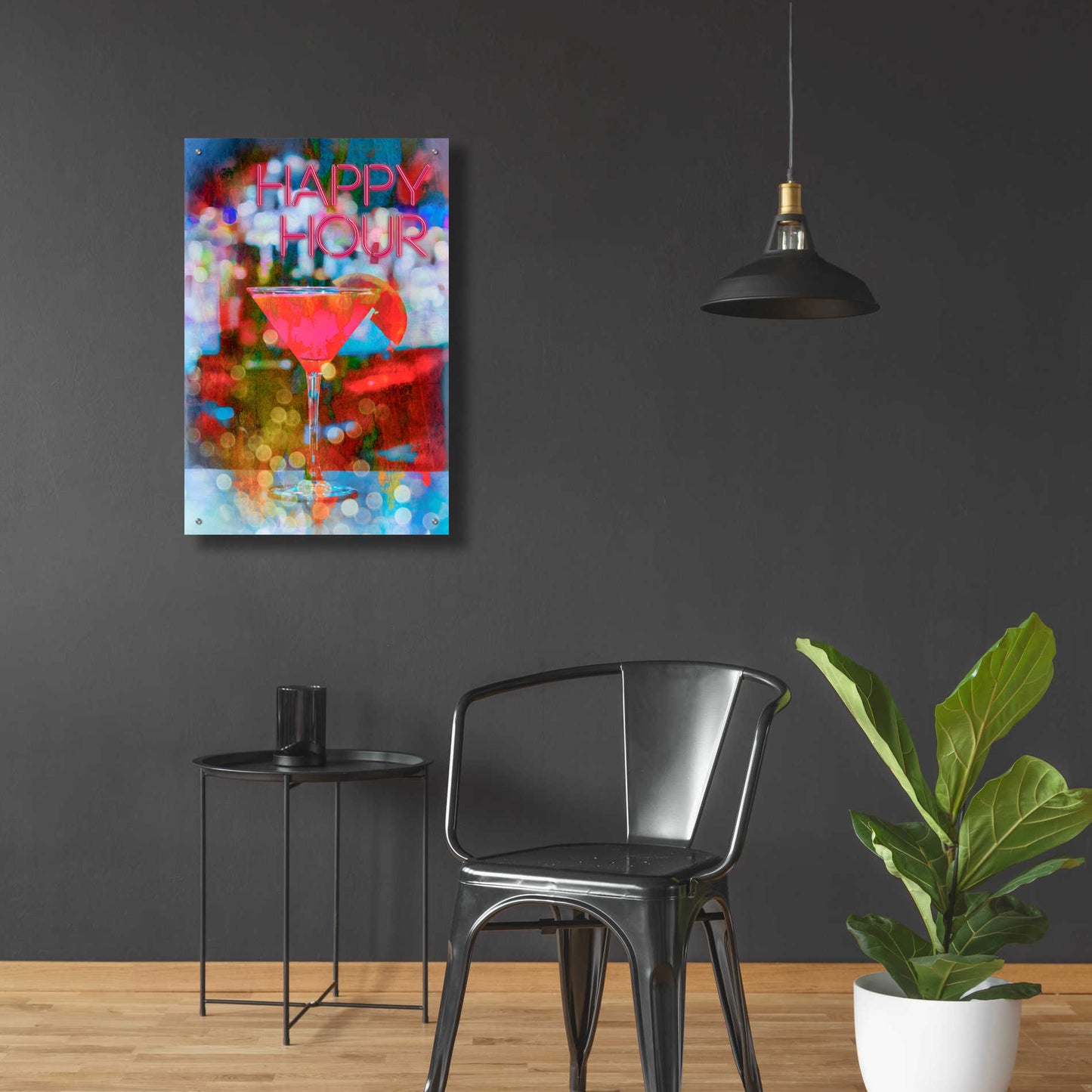 Epic Art 'Happy Hour' by Andrea Haase Acrylic Glass Wall Art,24x36