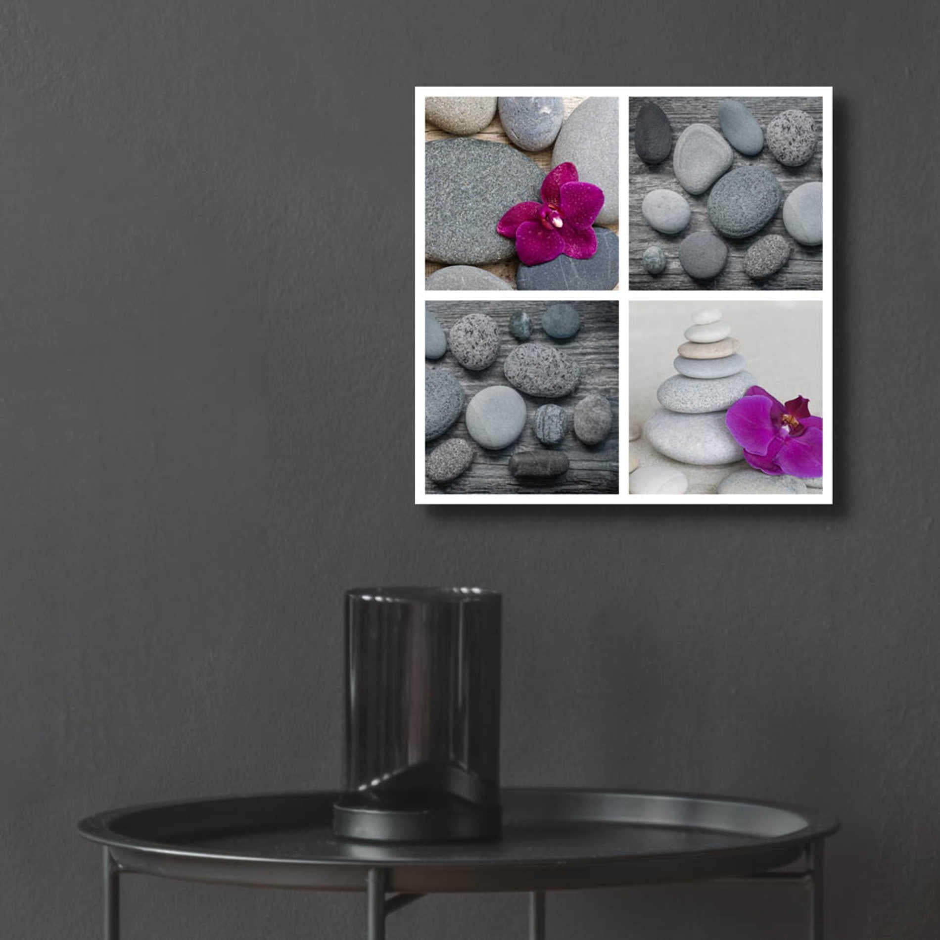 Epic Art 'Zen Orchid Collage' by Andrea Haase Acrylic Glass Wall Art,12x12