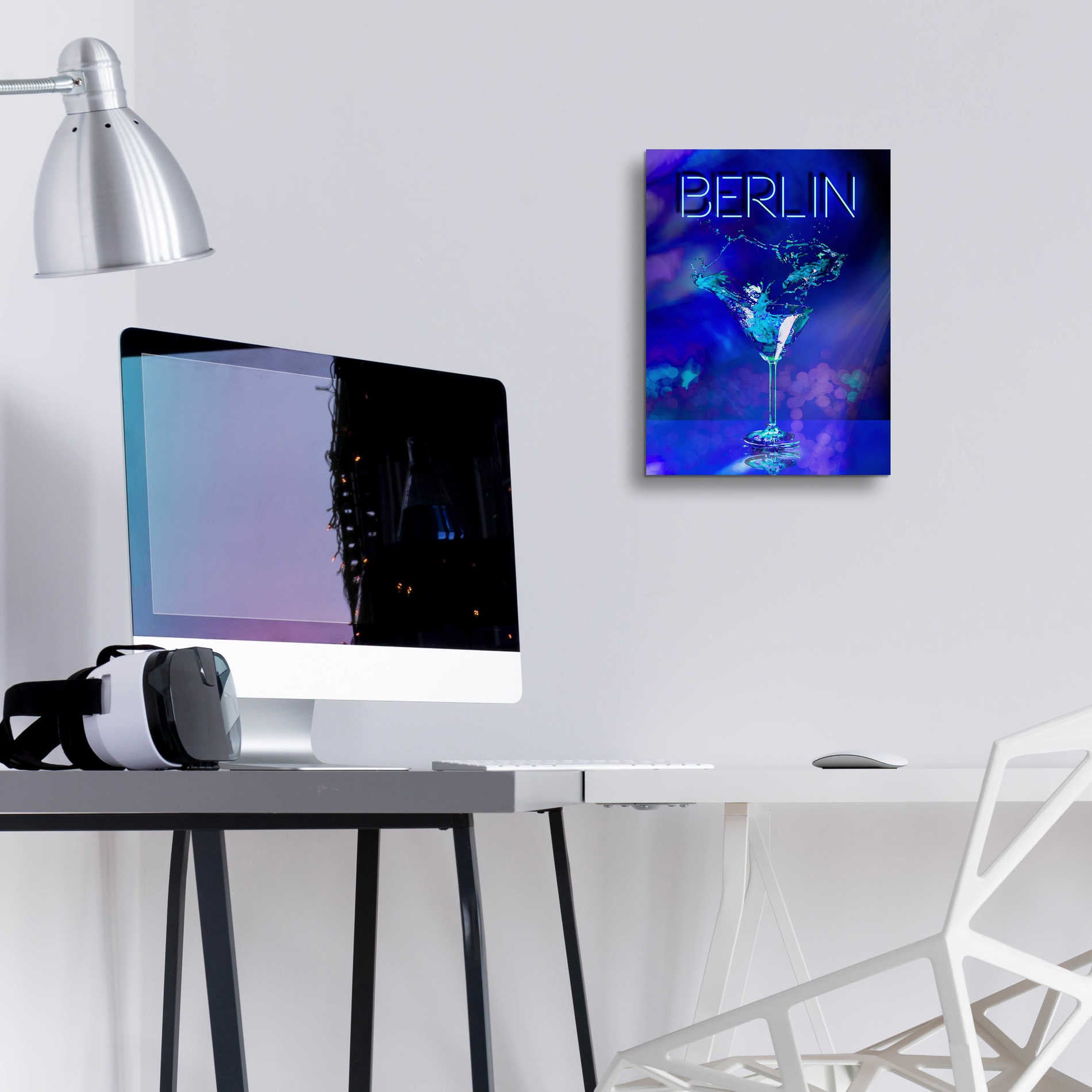 Epic Art 'Berlin Party Night' by Andrea Haase Acrylic Glass Wall Art,12x16