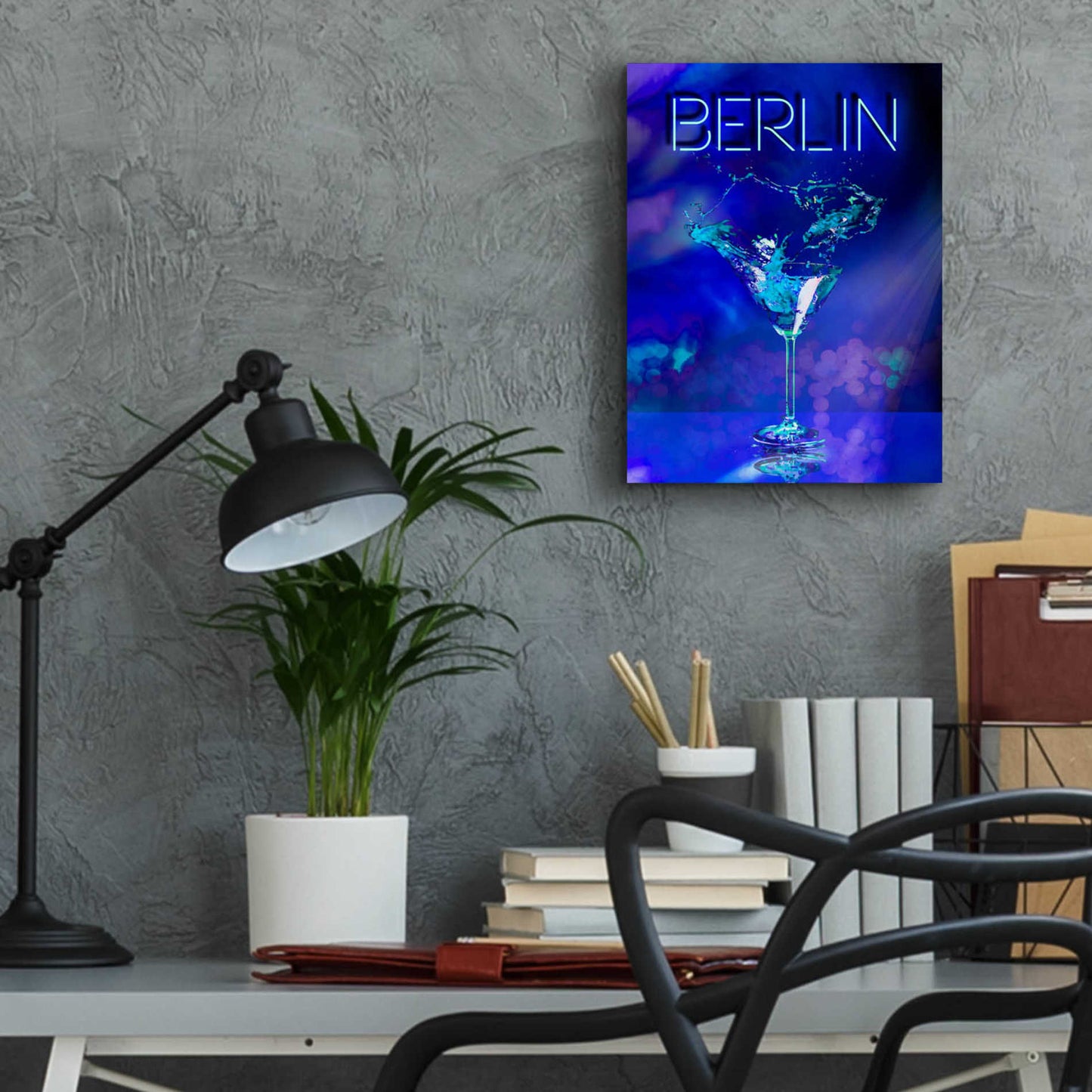 Epic Art 'Berlin Party Night' by Andrea Haase Acrylic Glass Wall Art,12x16