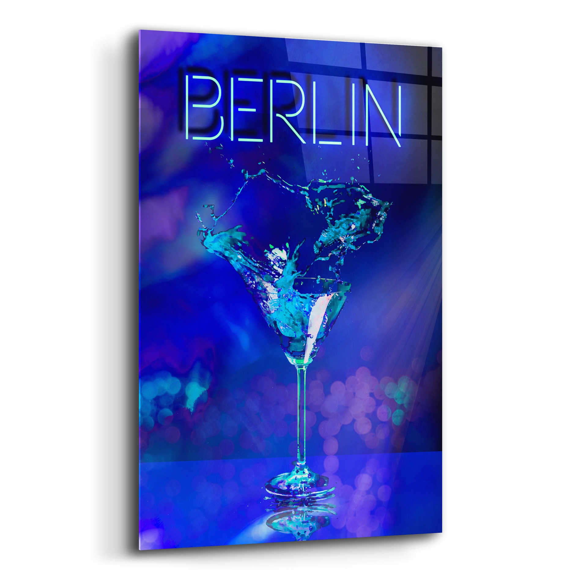 Epic Art 'Berlin Party Night' by Andrea Haase Acrylic Glass Wall Art,16x24