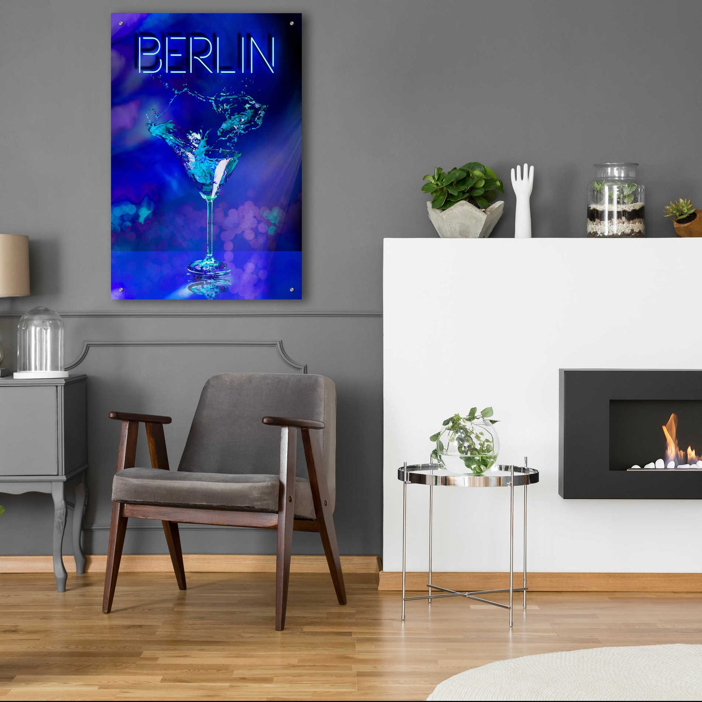 Epic Art 'Berlin Party Night' by Andrea Haase Acrylic Glass Wall Art,24x36