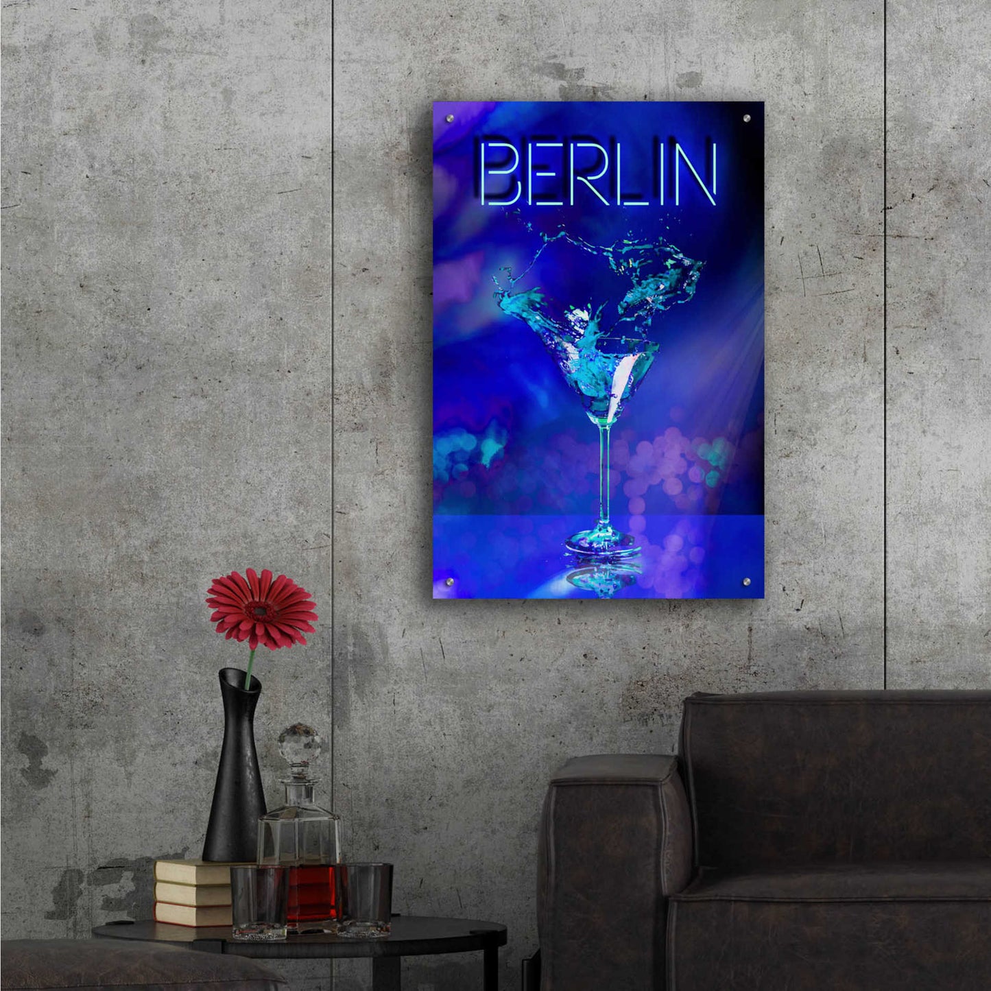 Epic Art 'Berlin Party Night' by Andrea Haase Acrylic Glass Wall Art,24x36