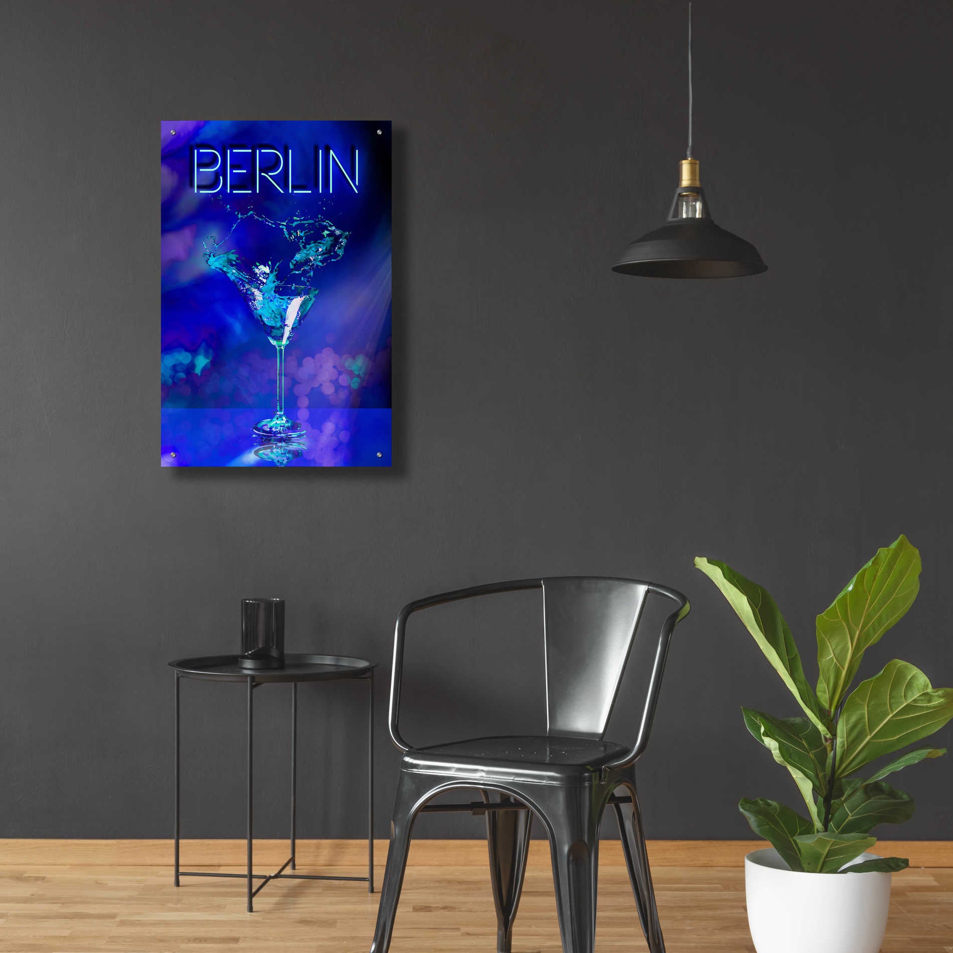 Epic Art 'Berlin Party Night' by Andrea Haase Acrylic Glass Wall Art,24x36