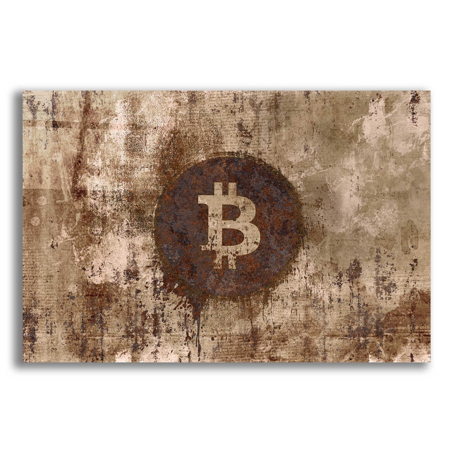 Epic Art 'Crypto Corrosion' by Andrea Haase Acrylic Glass Wall Art