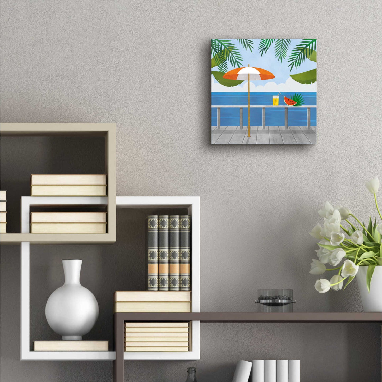 Epic Art 'Enjoy The View' by Andrea Haase Acrylic Glass Wall Art,12x12