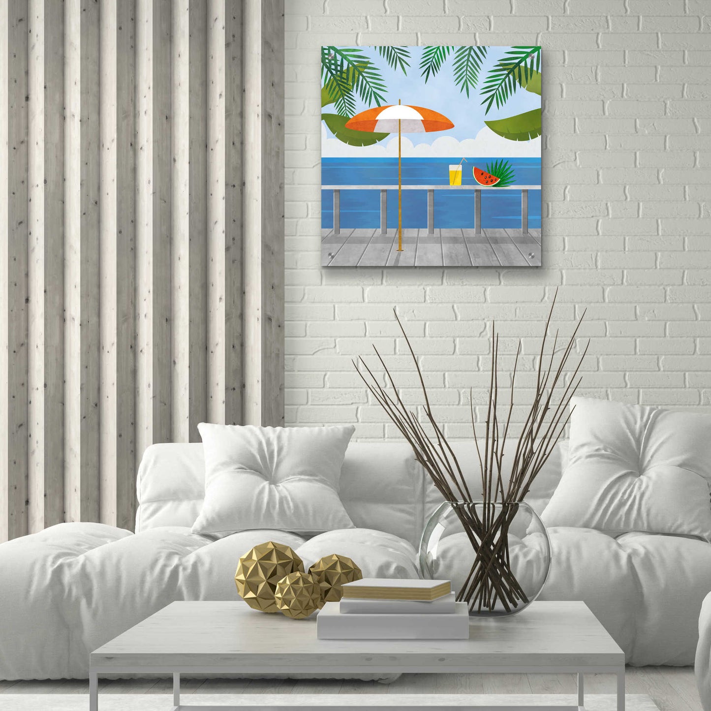 Epic Art 'Enjoy The View' by Andrea Haase Acrylic Glass Wall Art,24x24