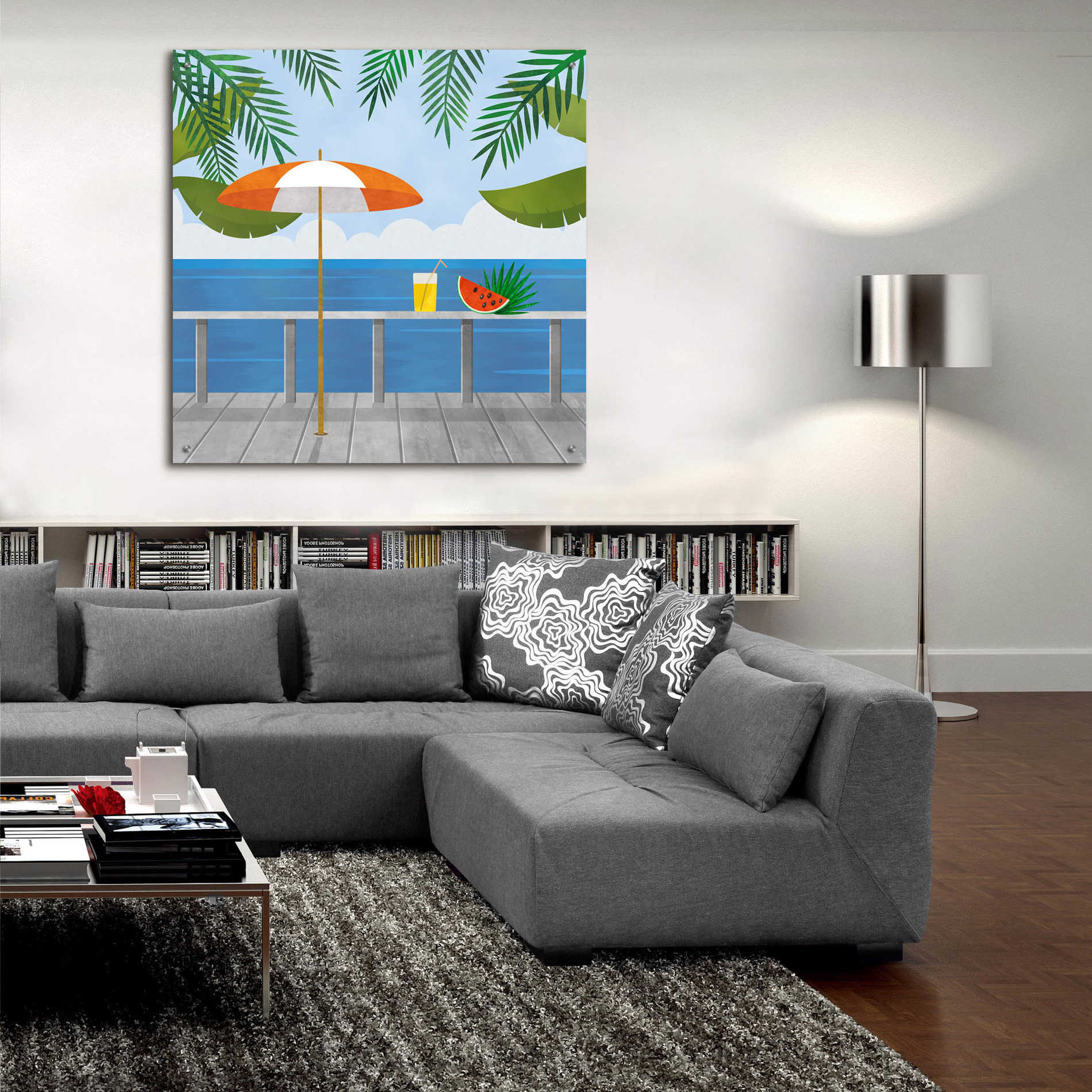 Epic Art 'Enjoy The View' by Andrea Haase Acrylic Glass Wall Art,36x36