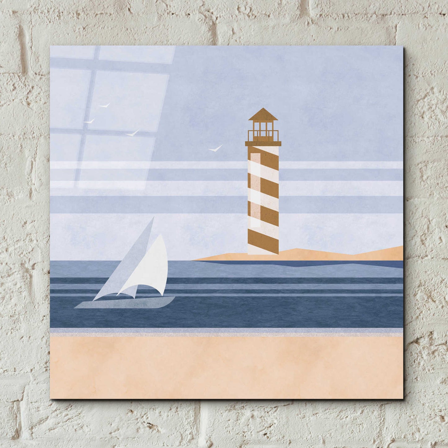 Epic Art 'cape Cod Lighthouse' by Andrea Haase Acrylic Glass Wall Art,12x12