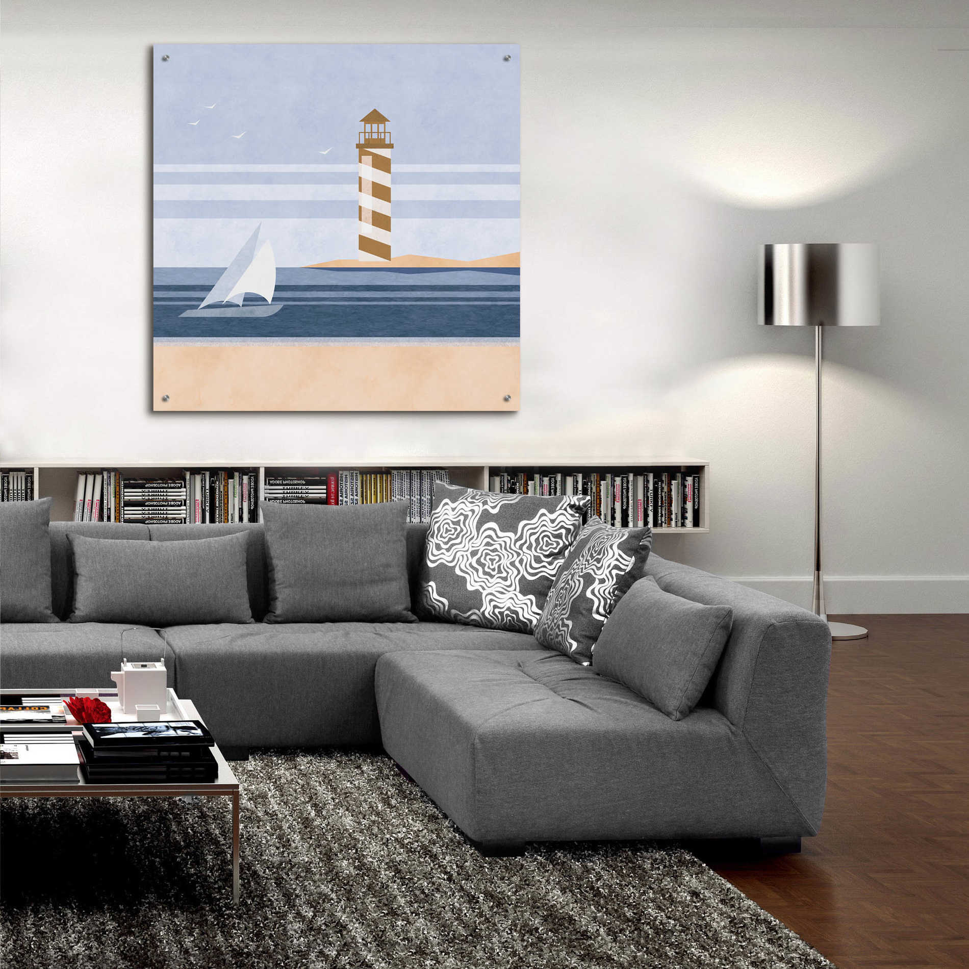 Epic Art 'cape Cod Lighthouse' by Andrea Haase Acrylic Glass Wall Art,36x36