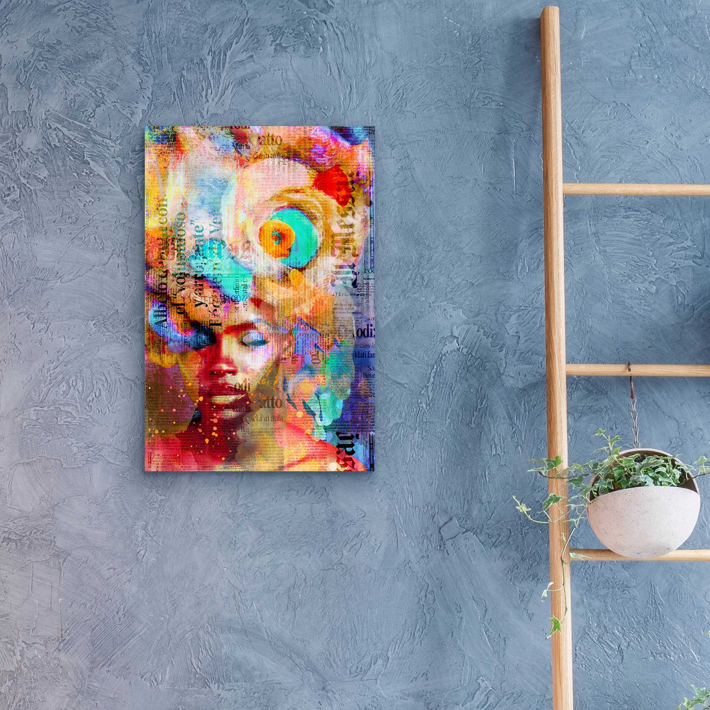 Epic Art 'New York City Girl' by Andrea Haase Acrylic Glass Wall Art,16x24