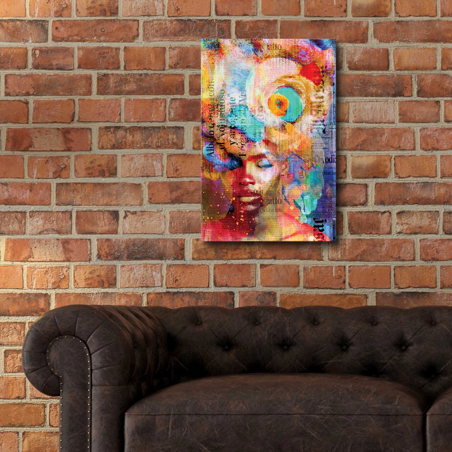 Epic Art 'New York City Girl' by Andrea Haase Acrylic Glass Wall Art,16x24