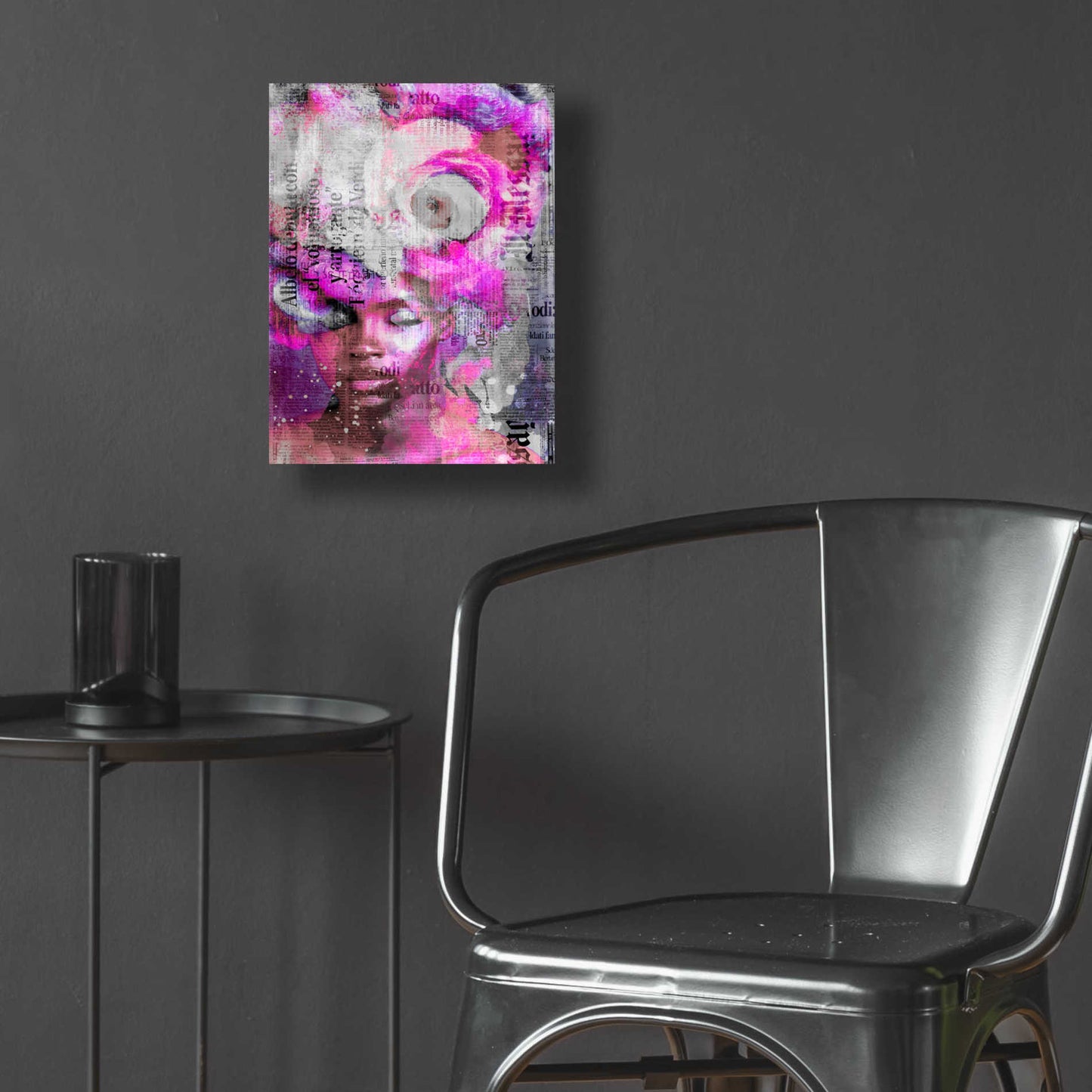 Epic Art 'New York City Girl Pink' by Andrea Haase Acrylic Glass Wall Art,12x16