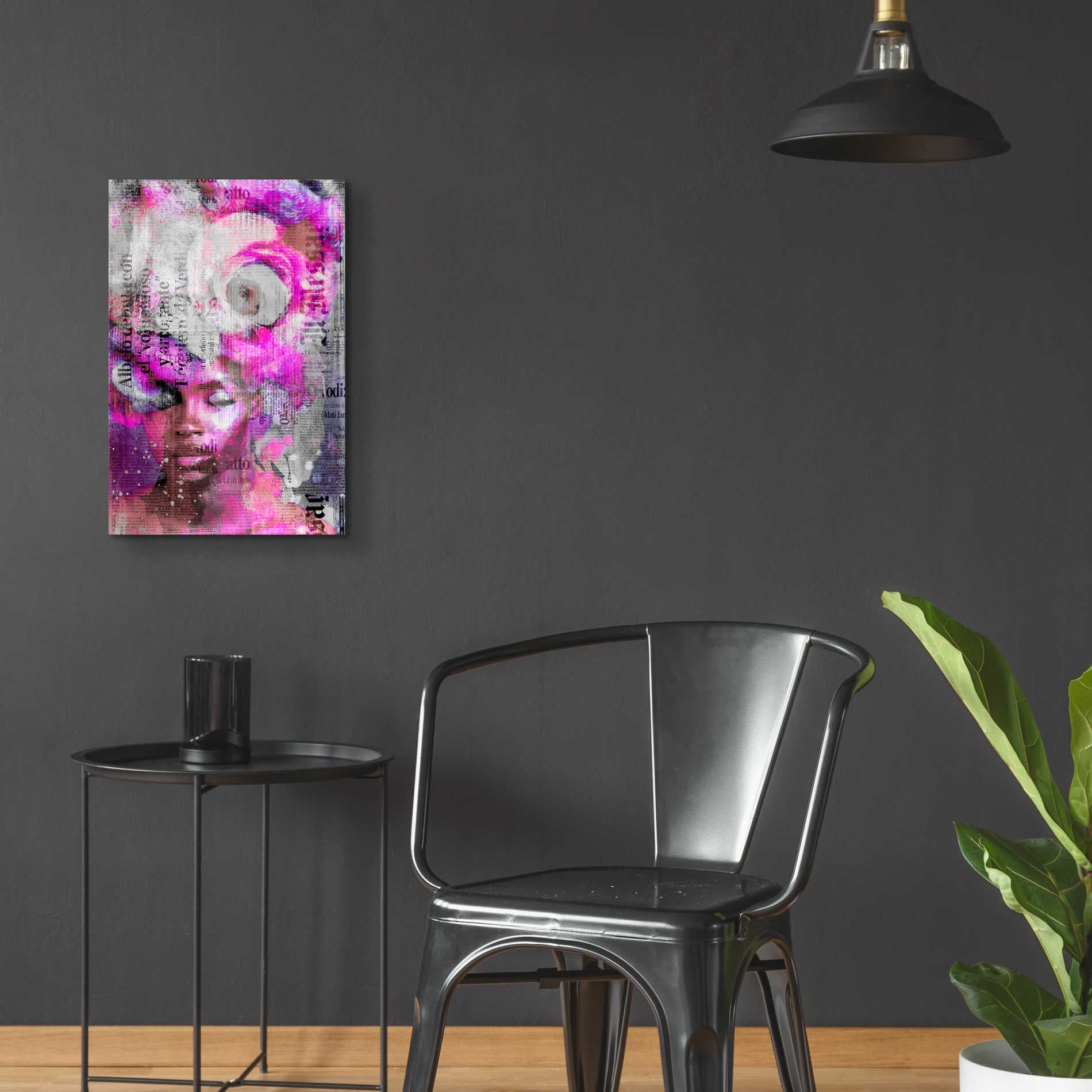 Epic Art 'New York City Girl Pink' by Andrea Haase Acrylic Glass Wall Art,16x24