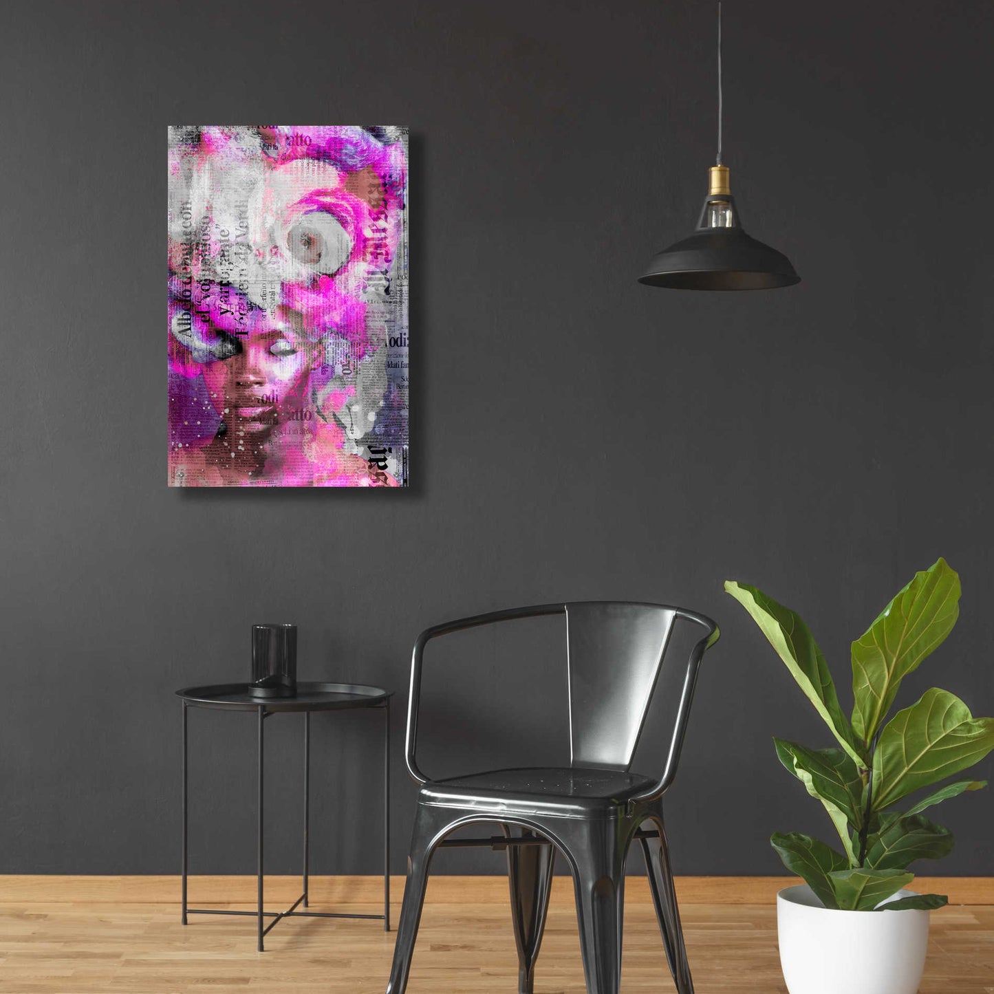 Epic Art 'New York City Girl Pink' by Andrea Haase Acrylic Glass Wall Art,24x36