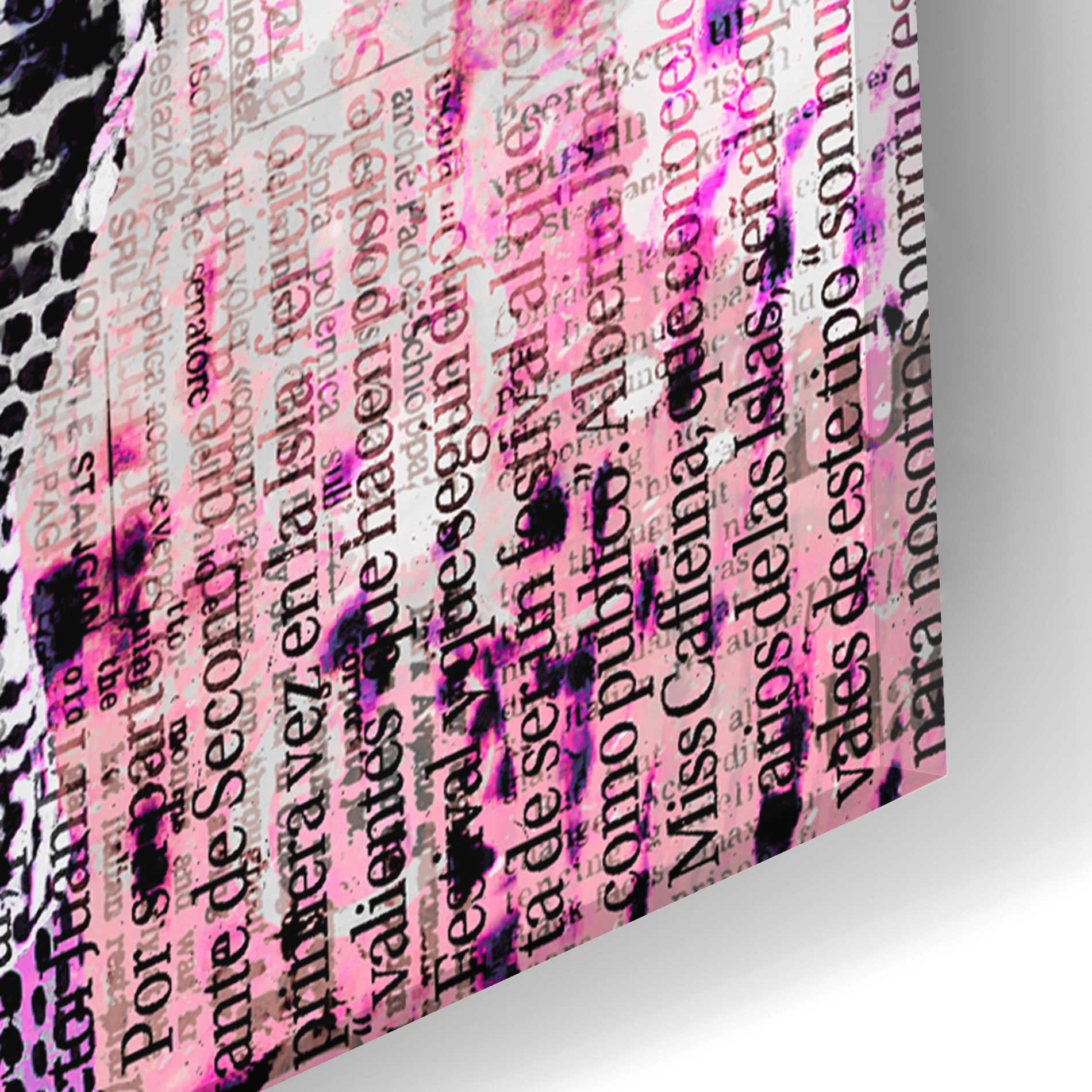 Epic Art 'Los Angeles City Girl Pink' by Andrea Haase Acrylic Glass Wall Art,16x24