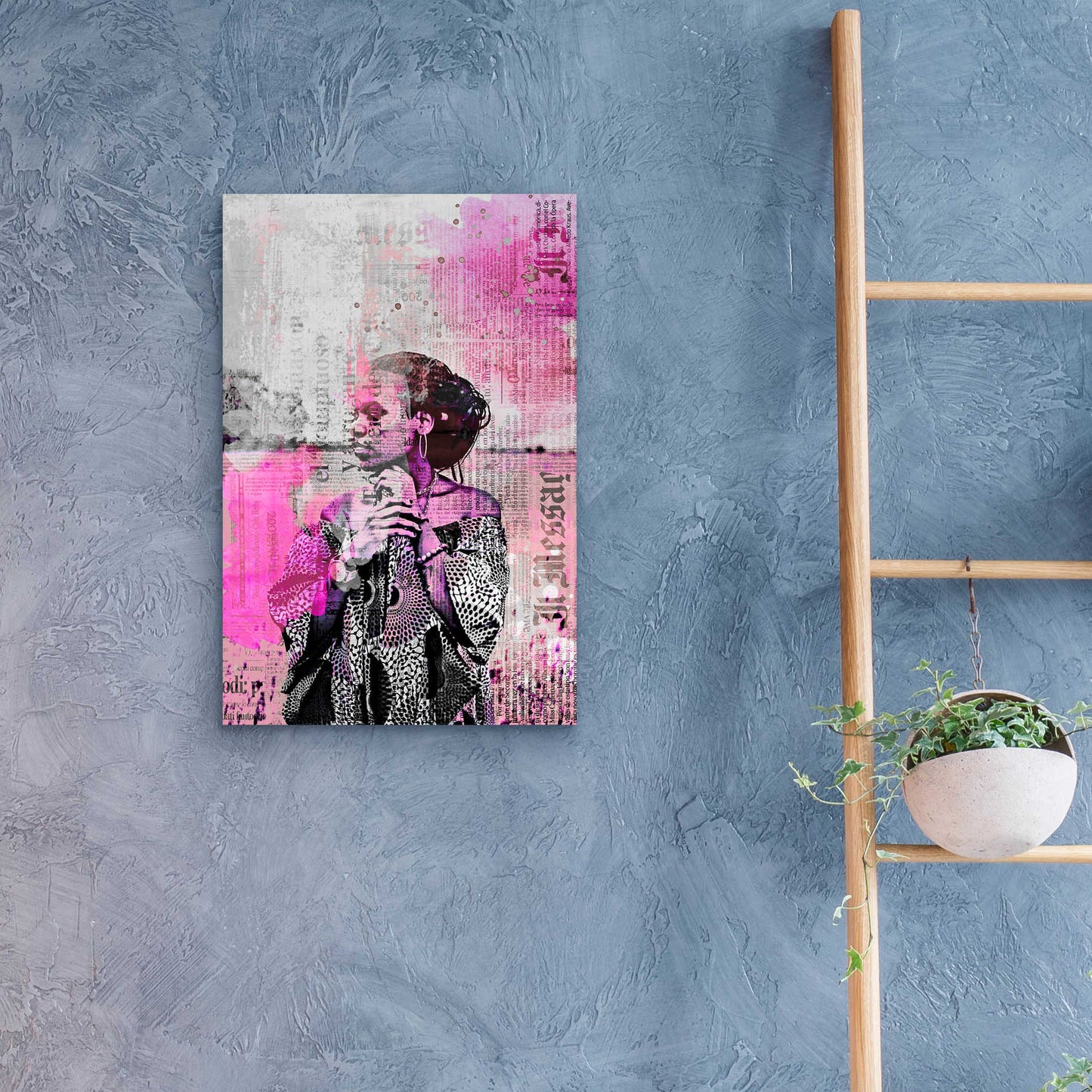 Epic Art 'Los Angeles City Girl Pink' by Andrea Haase Acrylic Glass Wall Art,16x24