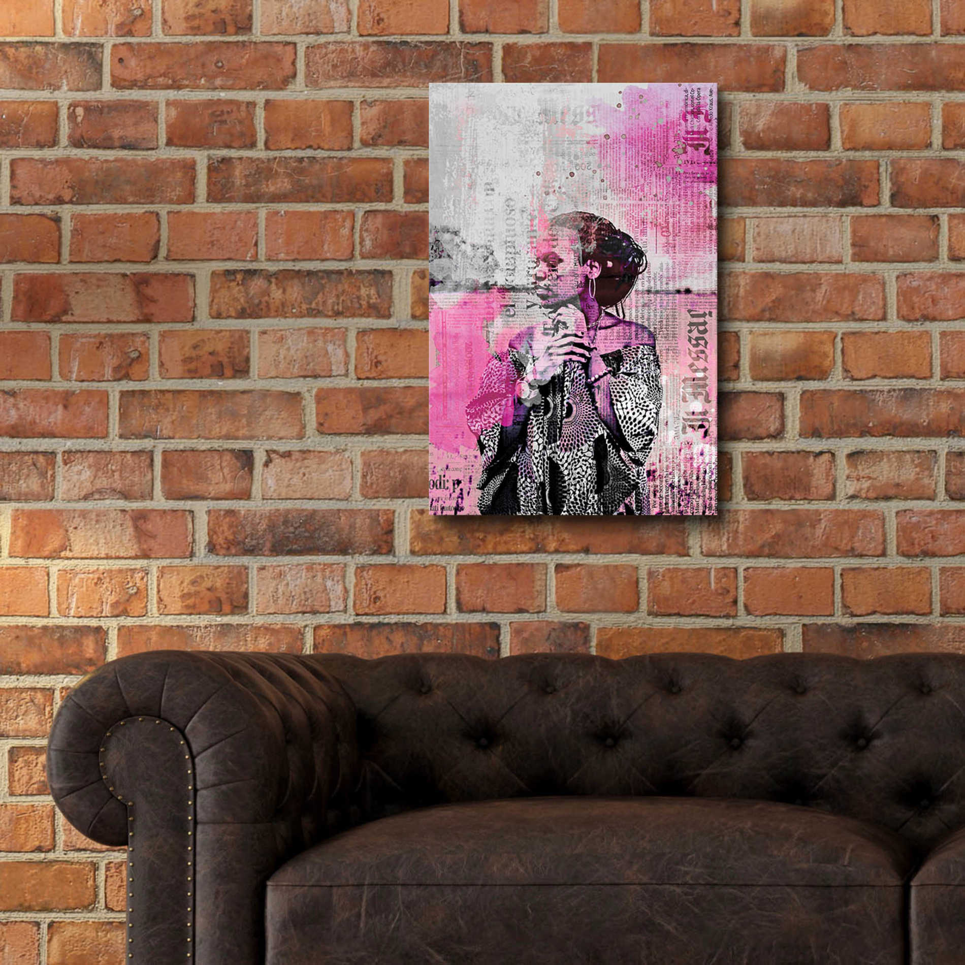 Epic Art 'Los Angeles City Girl Pink' by Andrea Haase Acrylic Glass Wall Art,16x24