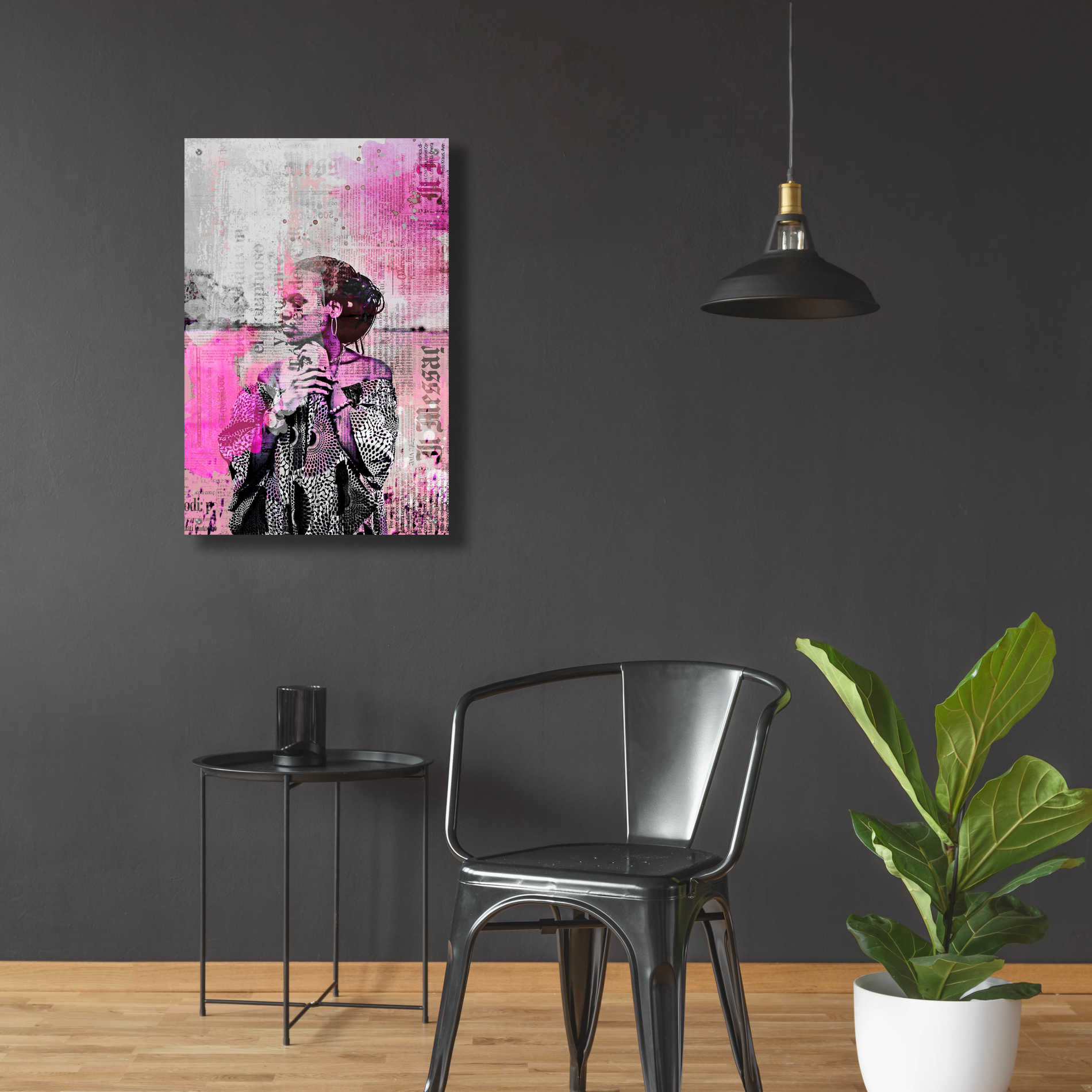 Epic Art 'Los Angeles City Girl Pink' by Andrea Haase Acrylic Glass Wall Art,24x36